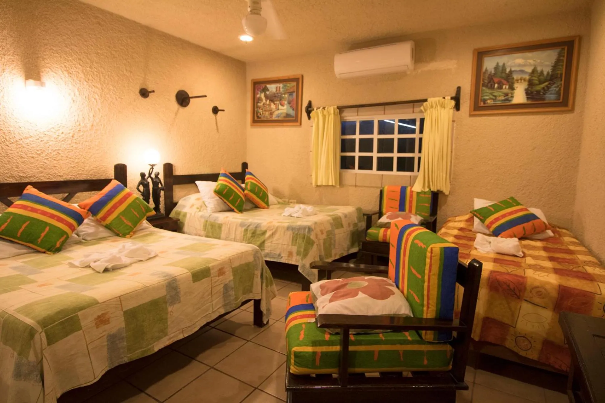 Bed in Hotel Sol Caribe