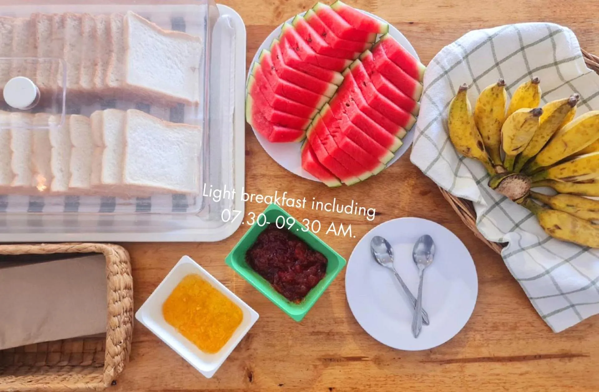 Breakfast in Green Sleep Hostel