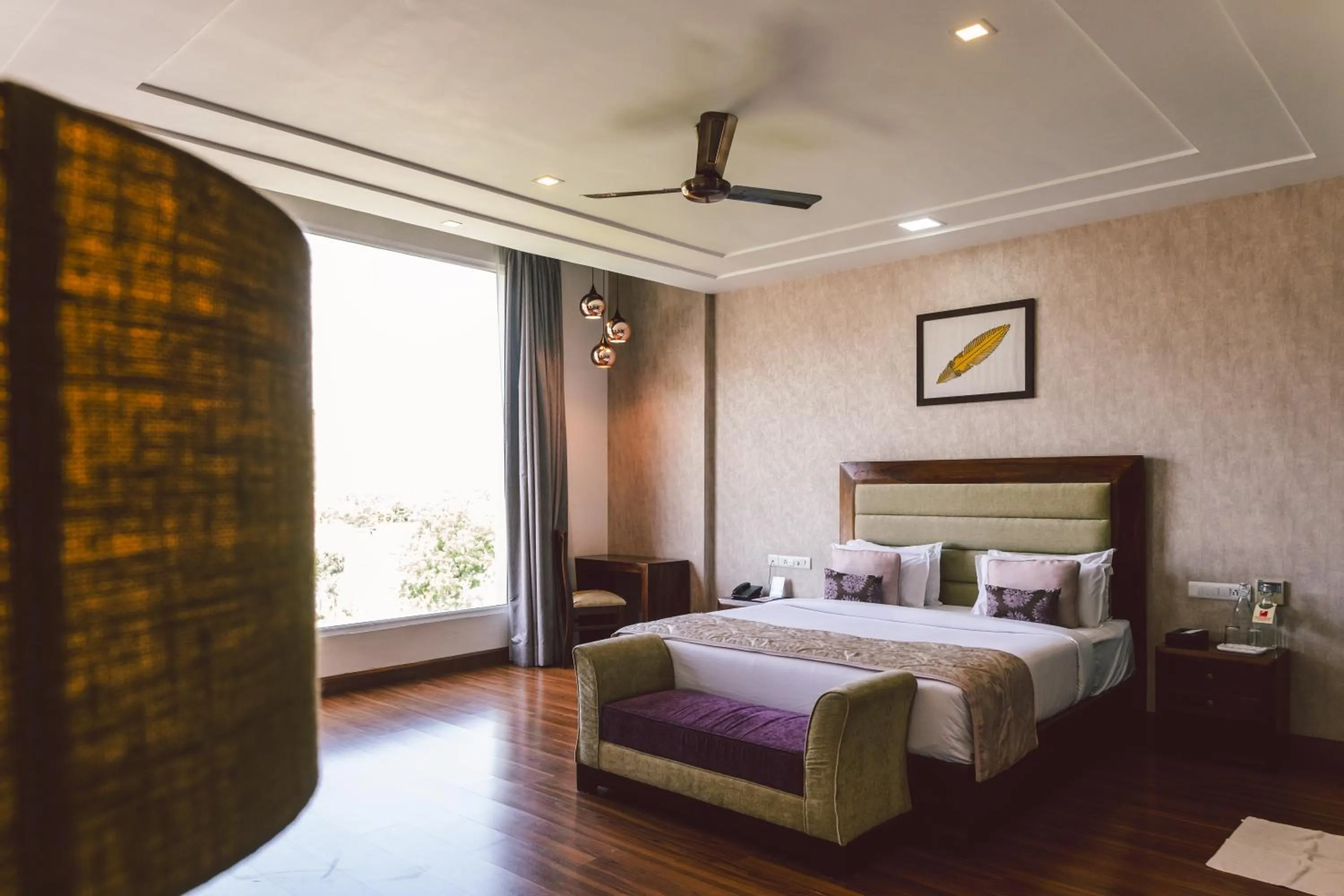 Photo of the whole room, Bed in Brahma Horizon Hotel & Spa - Pushkar