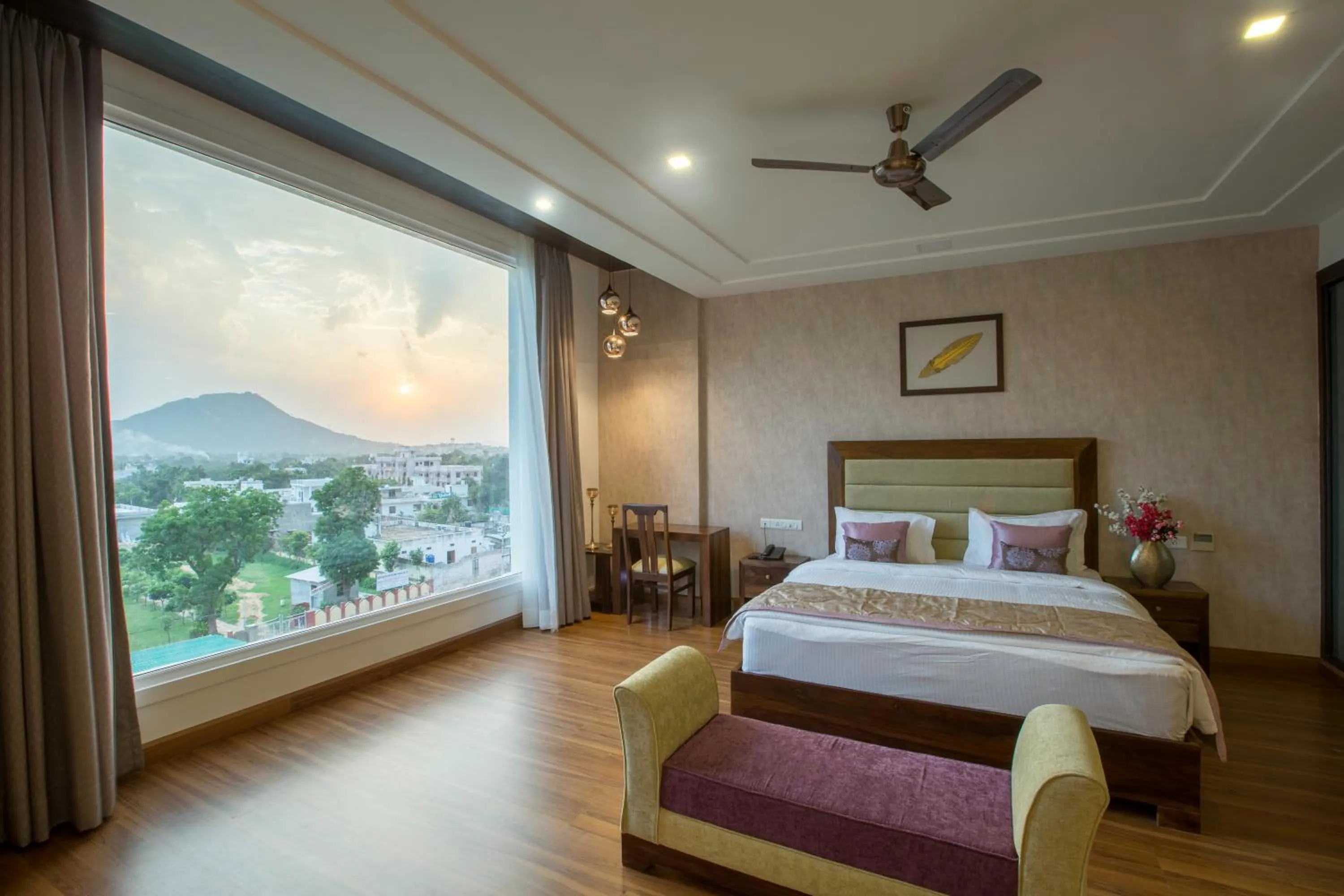 Shower, Bed in Brahma Horizon Hotel & Spa - Pushkar