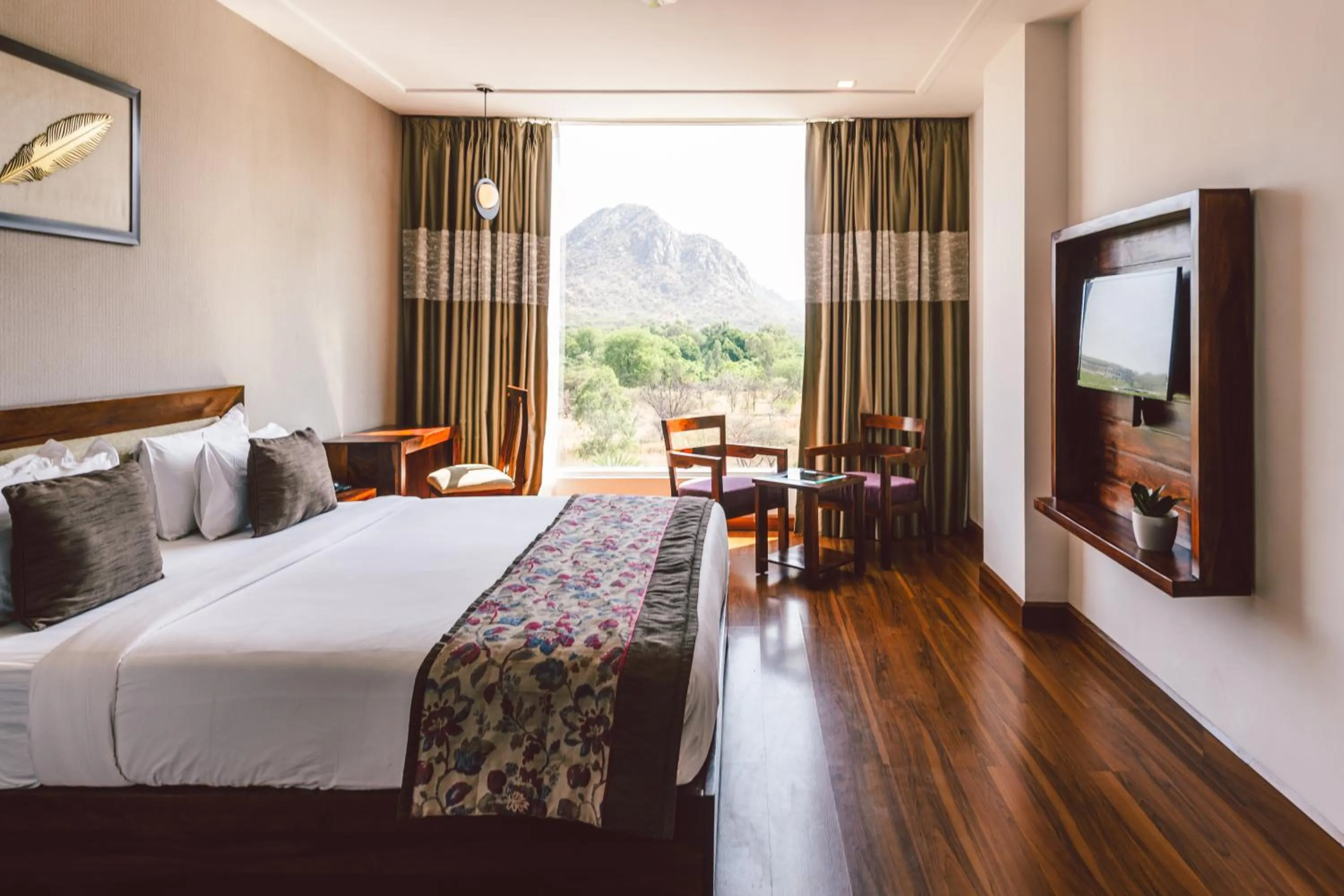 TV and multimedia, Bed in Brahma Horizon Hotel & Spa - Pushkar