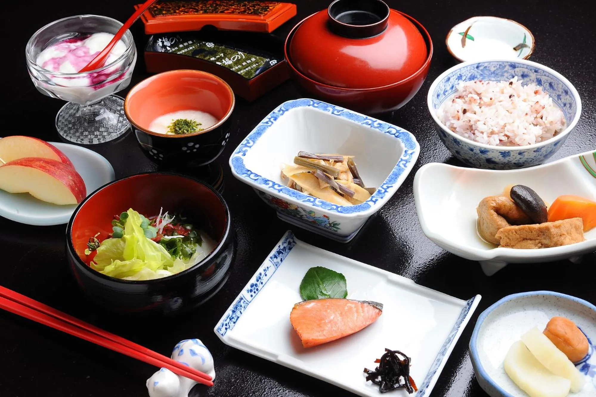 Breakfast in Dai Onsen Matsudaya Ryokan