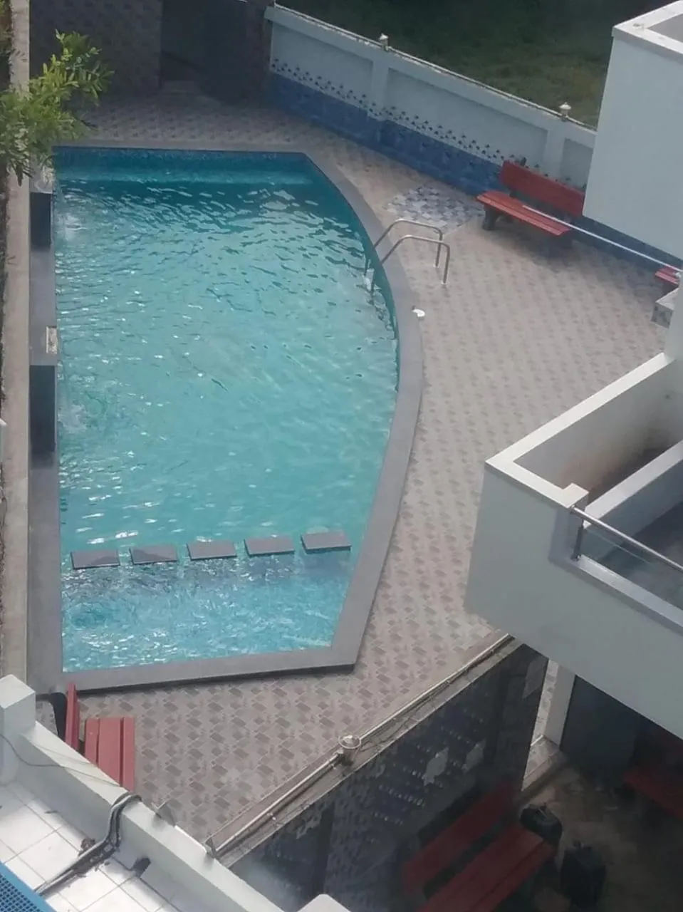 Pool view in Quiet Home