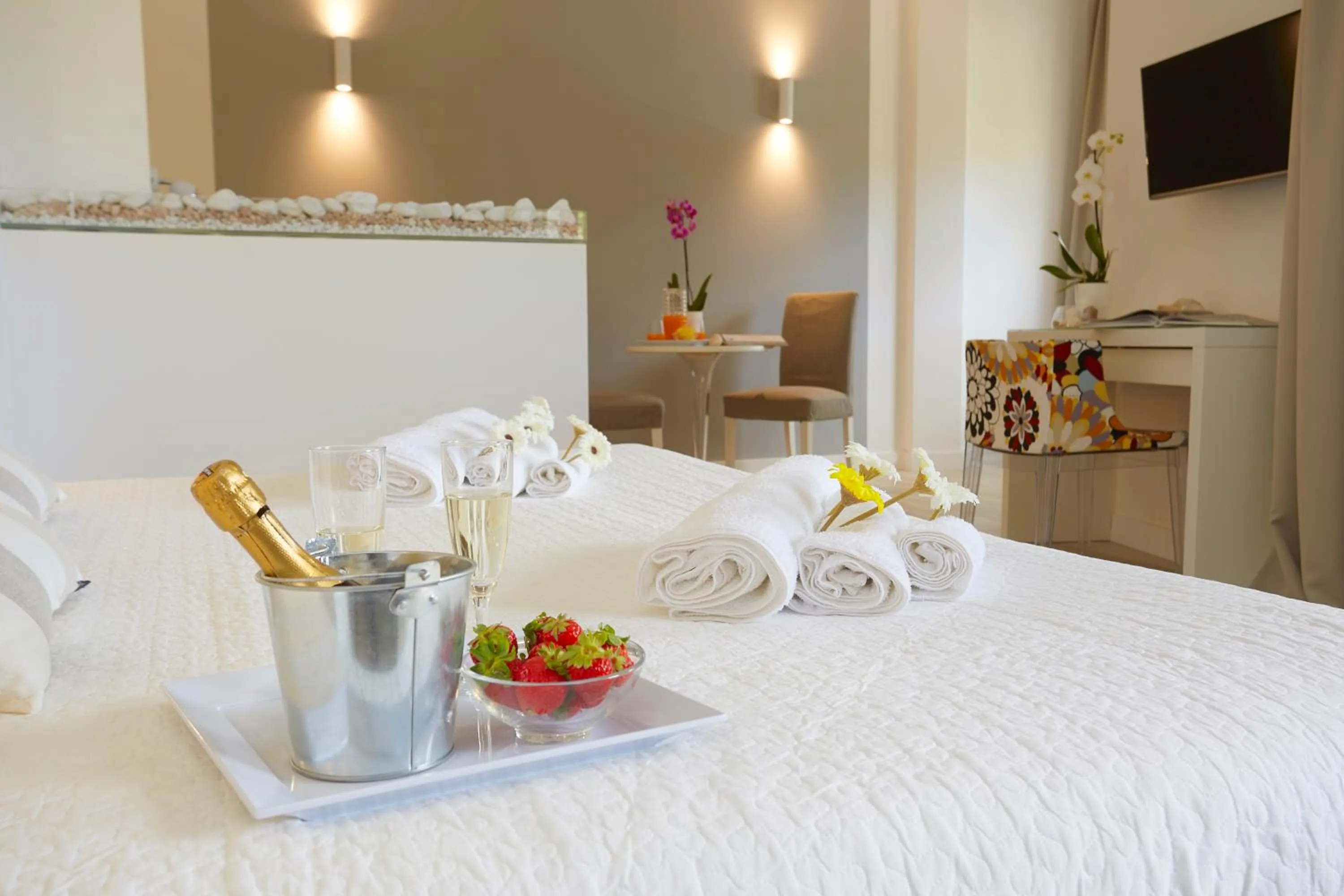 Decorative detail, Bed in B&B Mondello Design