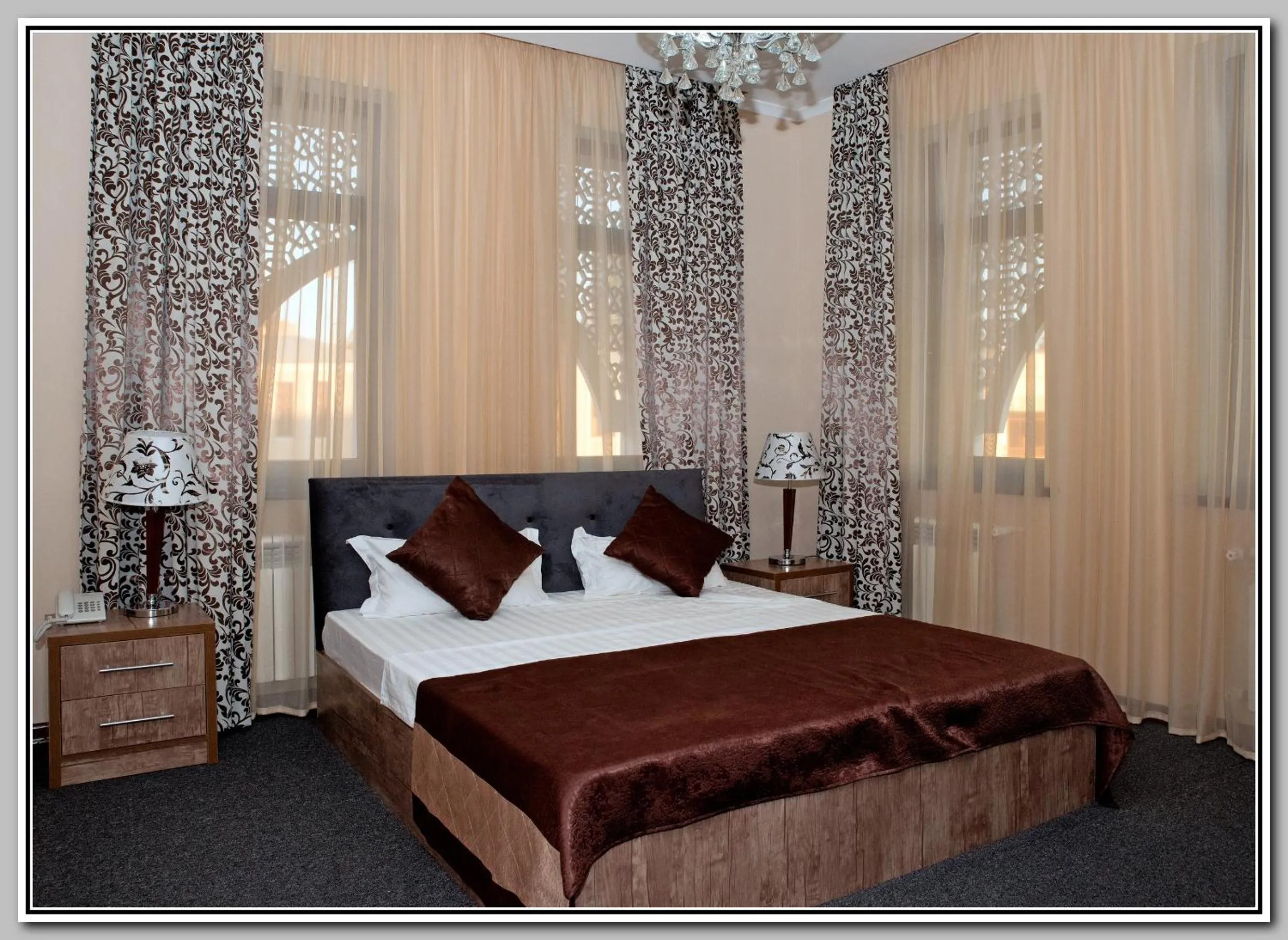 Bed in Hotel Bek Samarkand