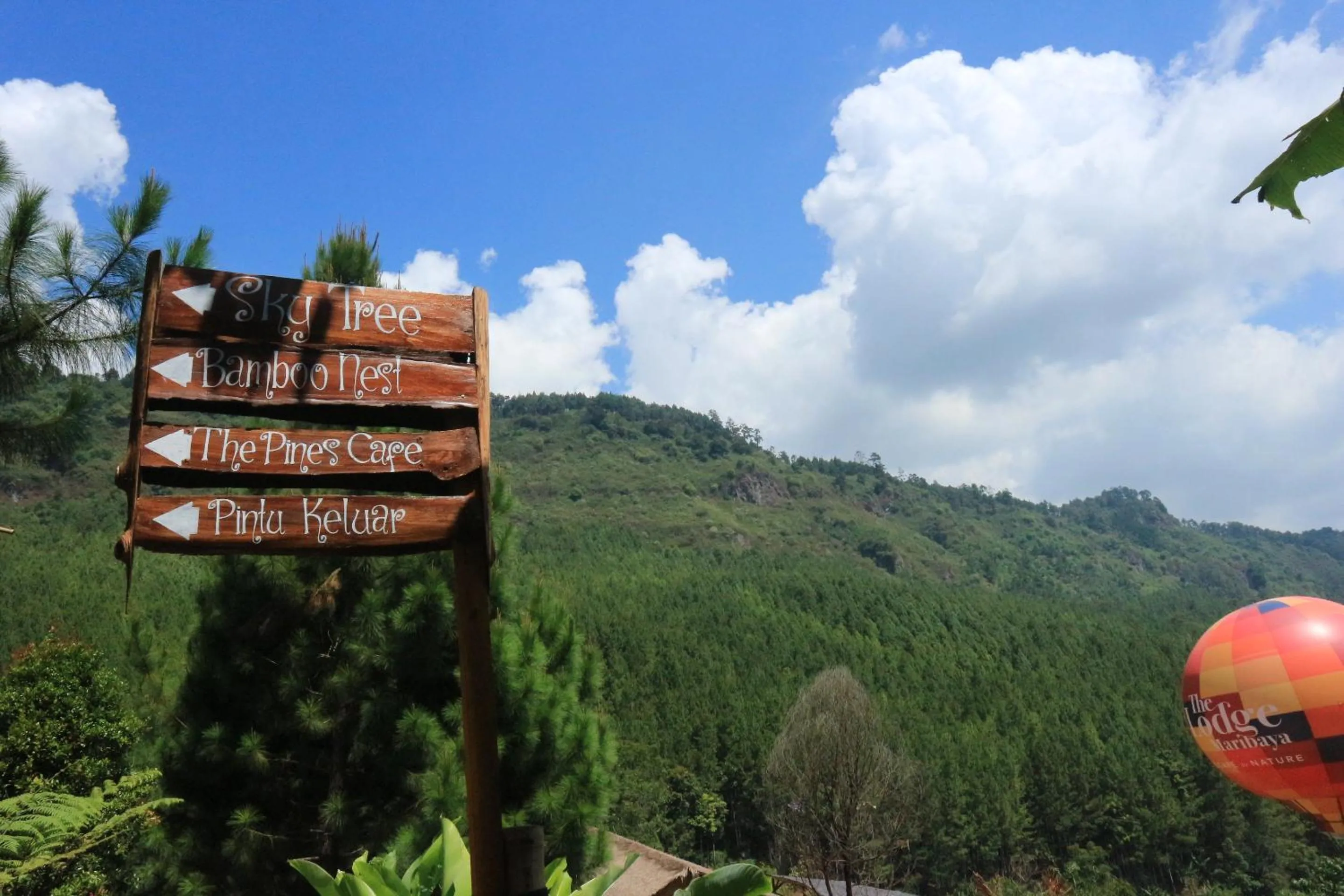 Natural landscape in The Lodge Maribaya