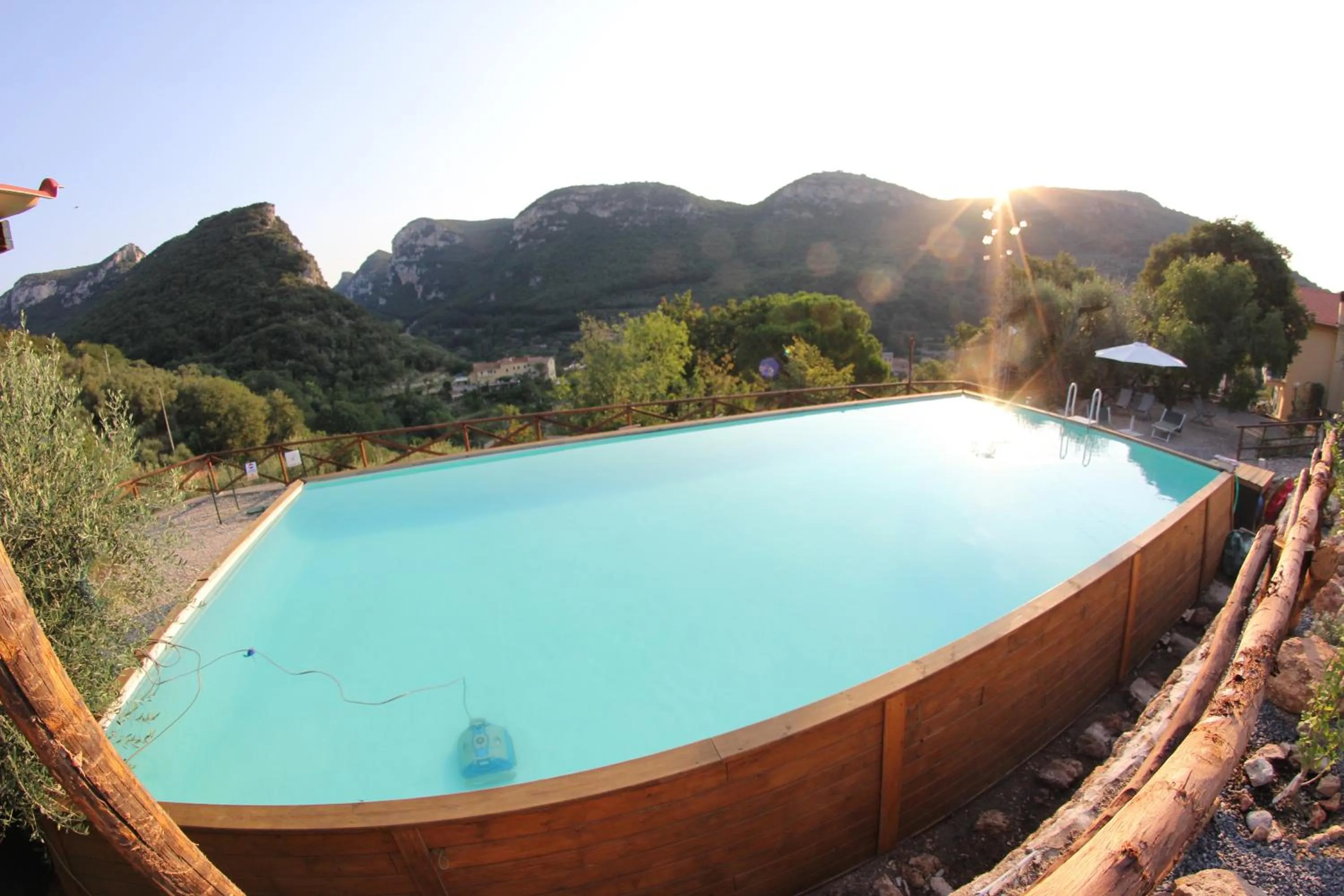 Pool view in Ai Cinque Campanili