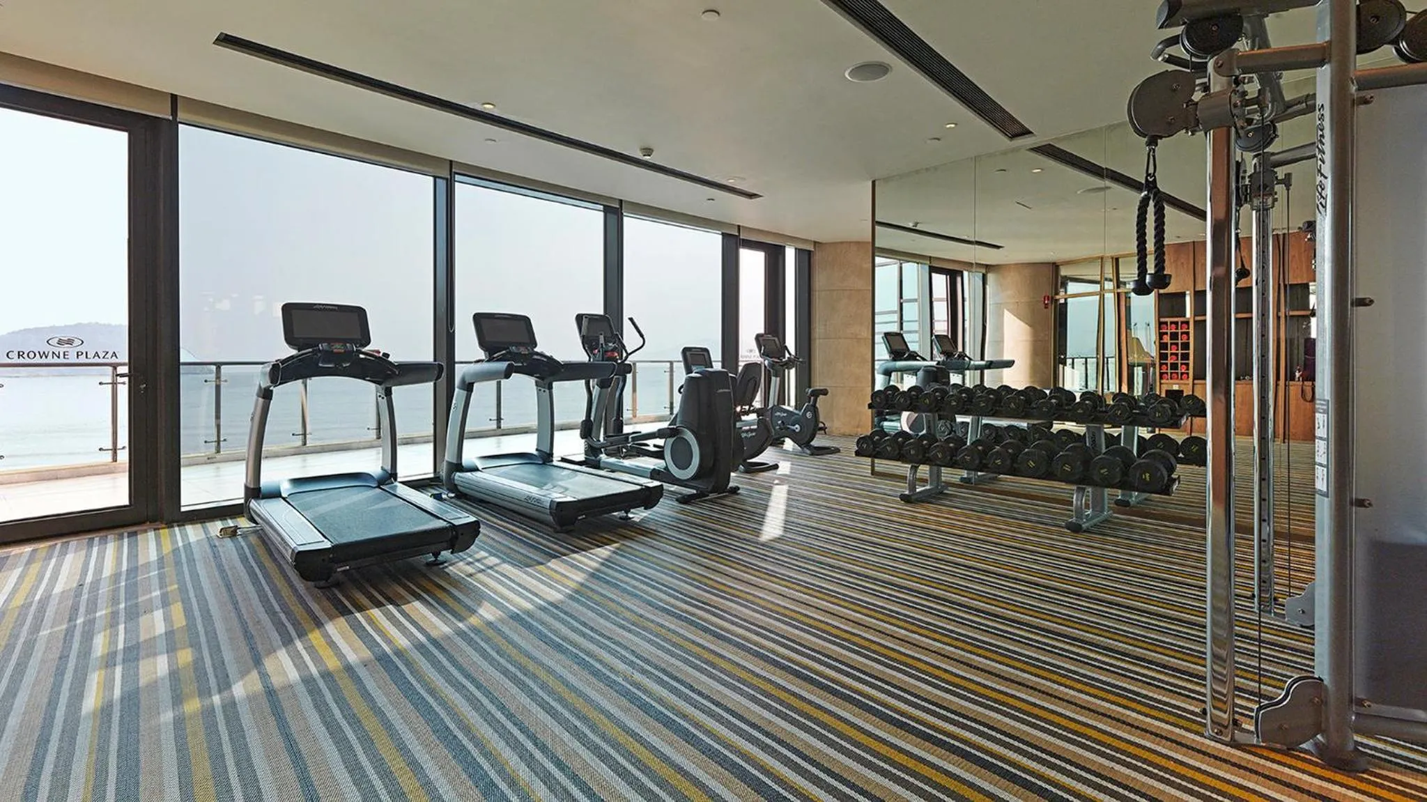 Fitness centre/facilities in Crowne Plaza Ningbo Xiangshan Sea View by IHG