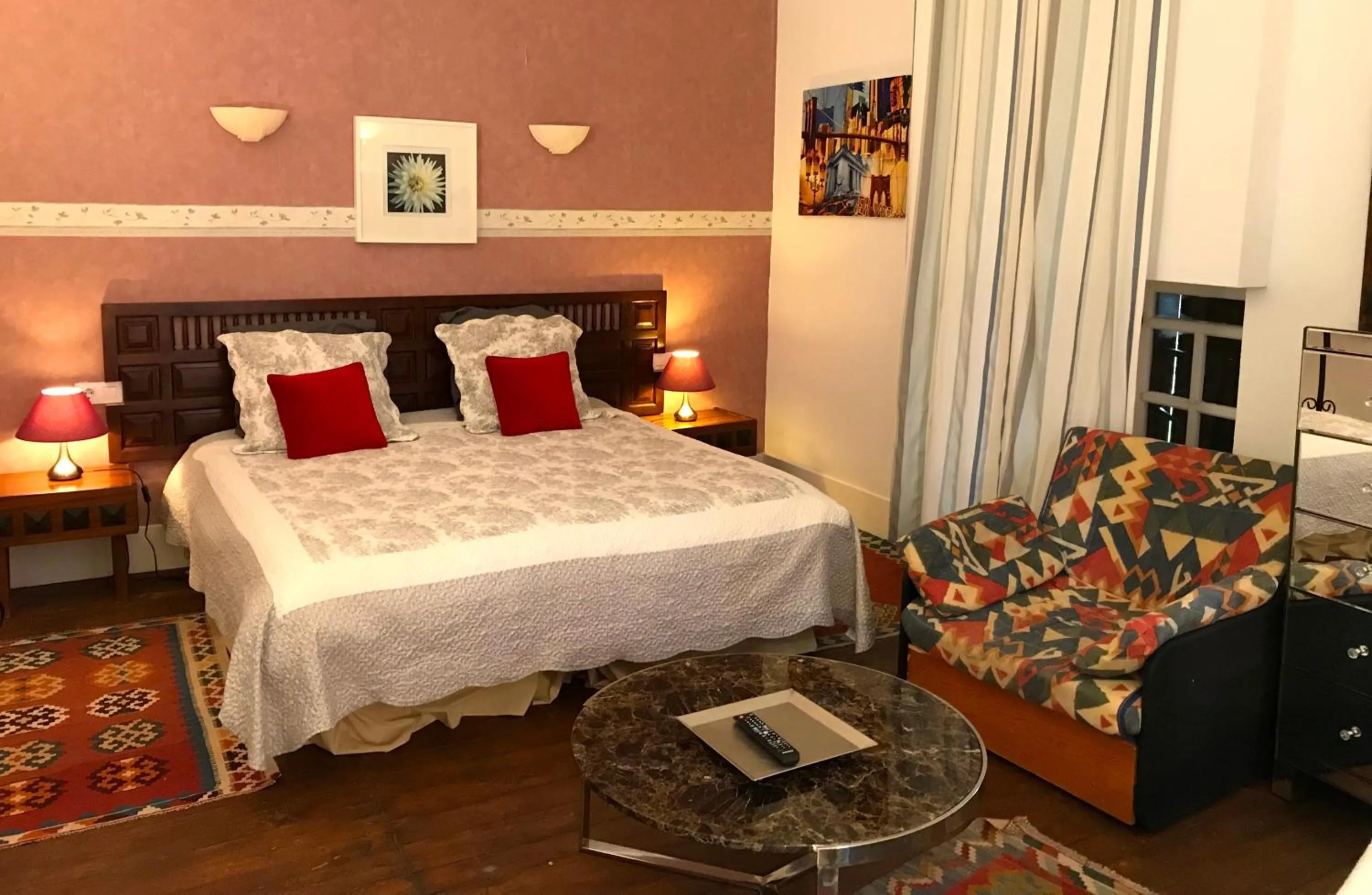 Bed in Victorian Lodge