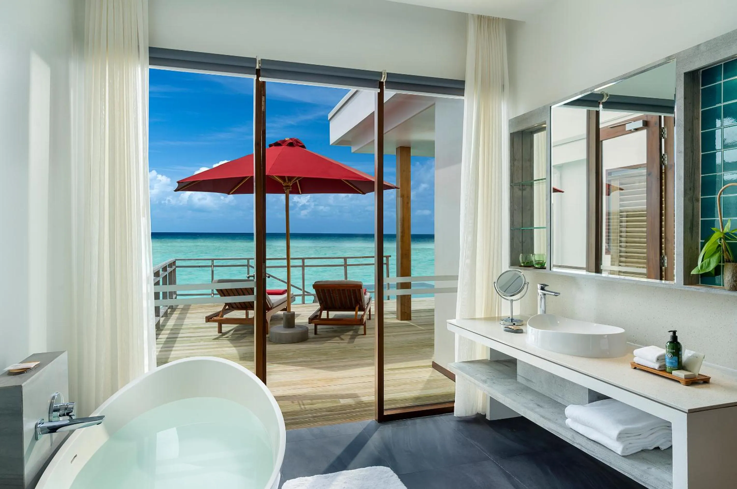 Bathroom in Niva Dhigali Maldives - A Premium All-Inclusive Resort