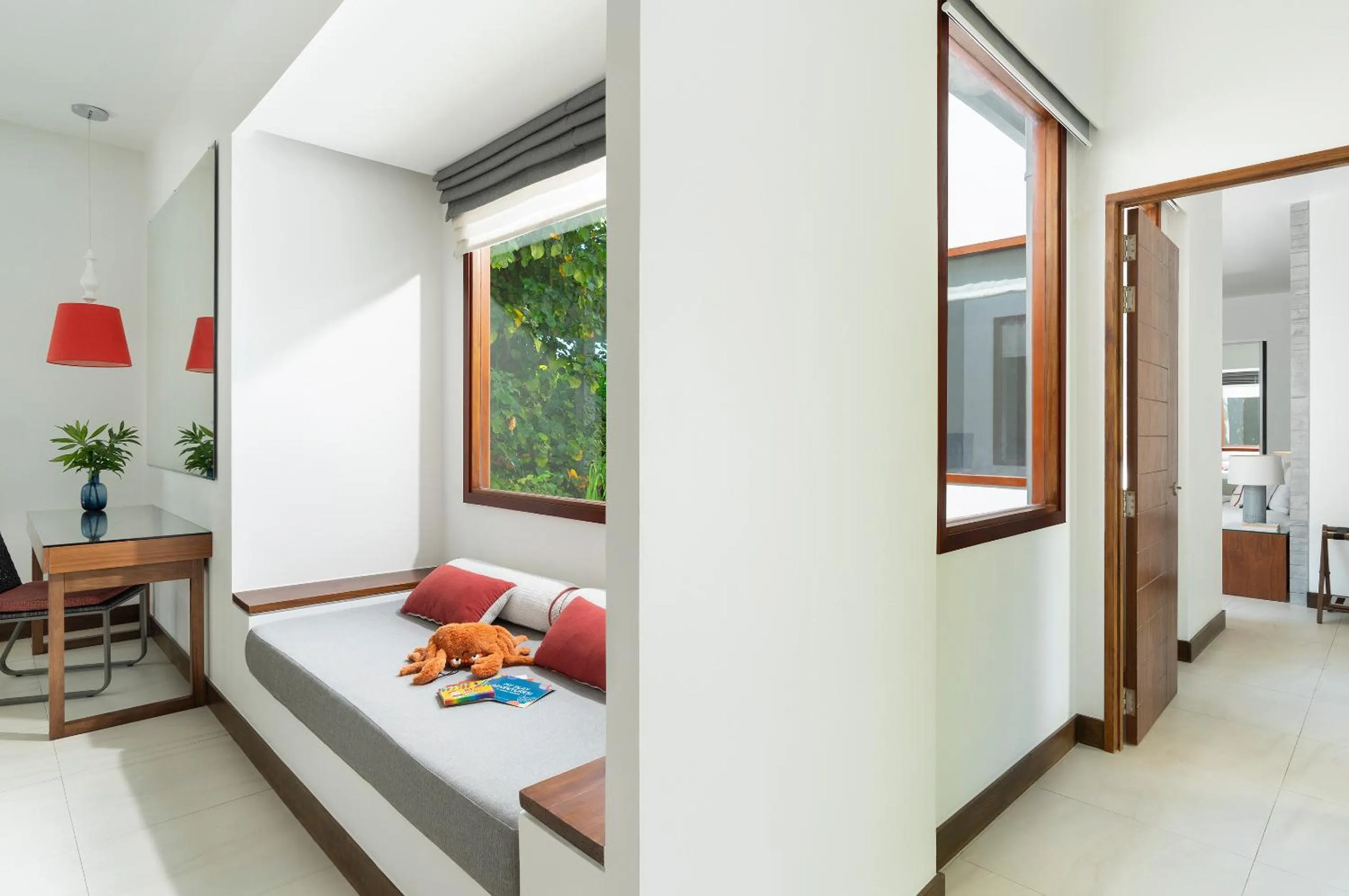 Seating area, Bed in Niva Dhigali Maldives - A Premium All-Inclusive Resort