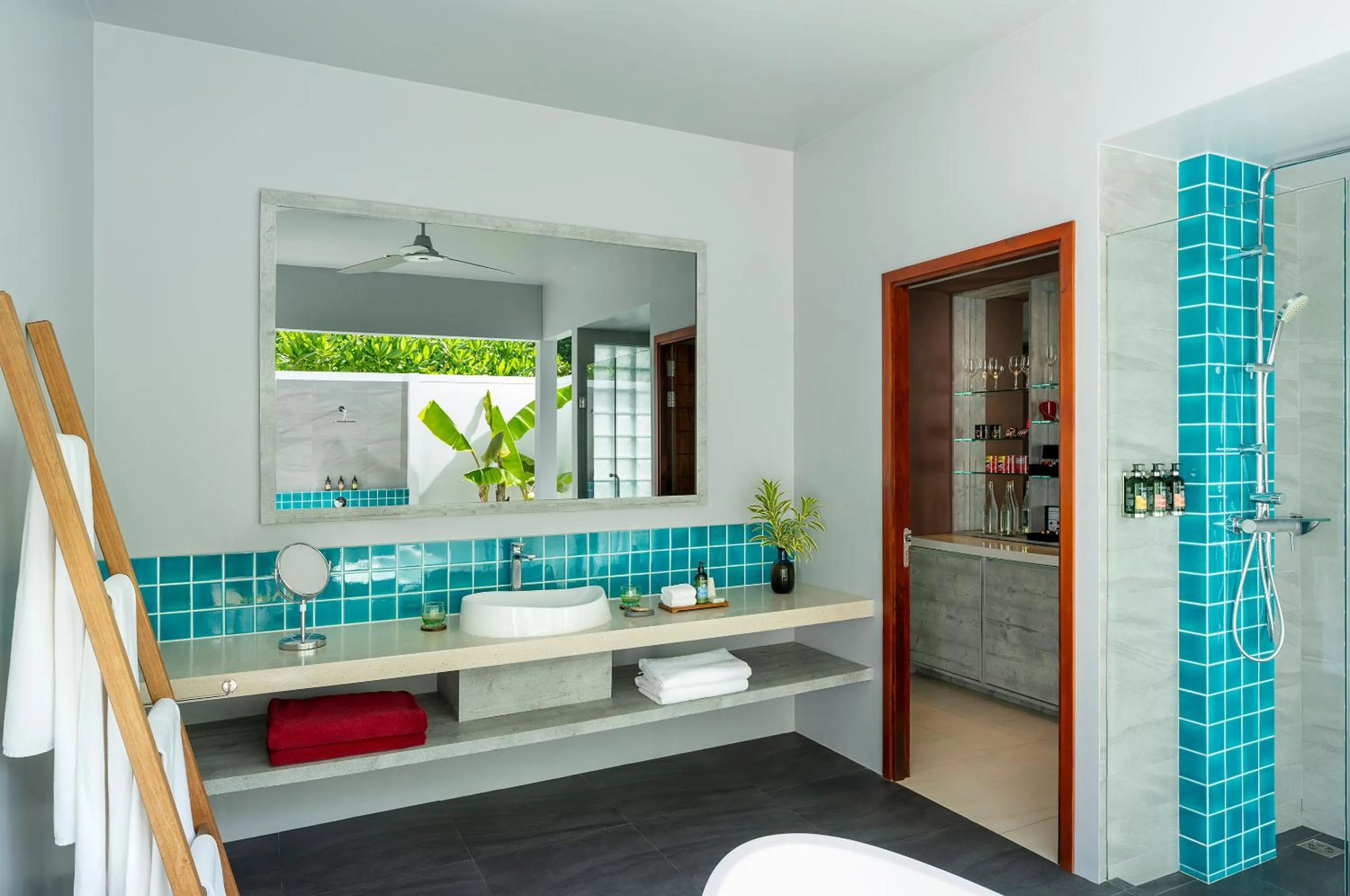 Shower in Niva Dhigali Maldives - A Premium All-Inclusive Resort