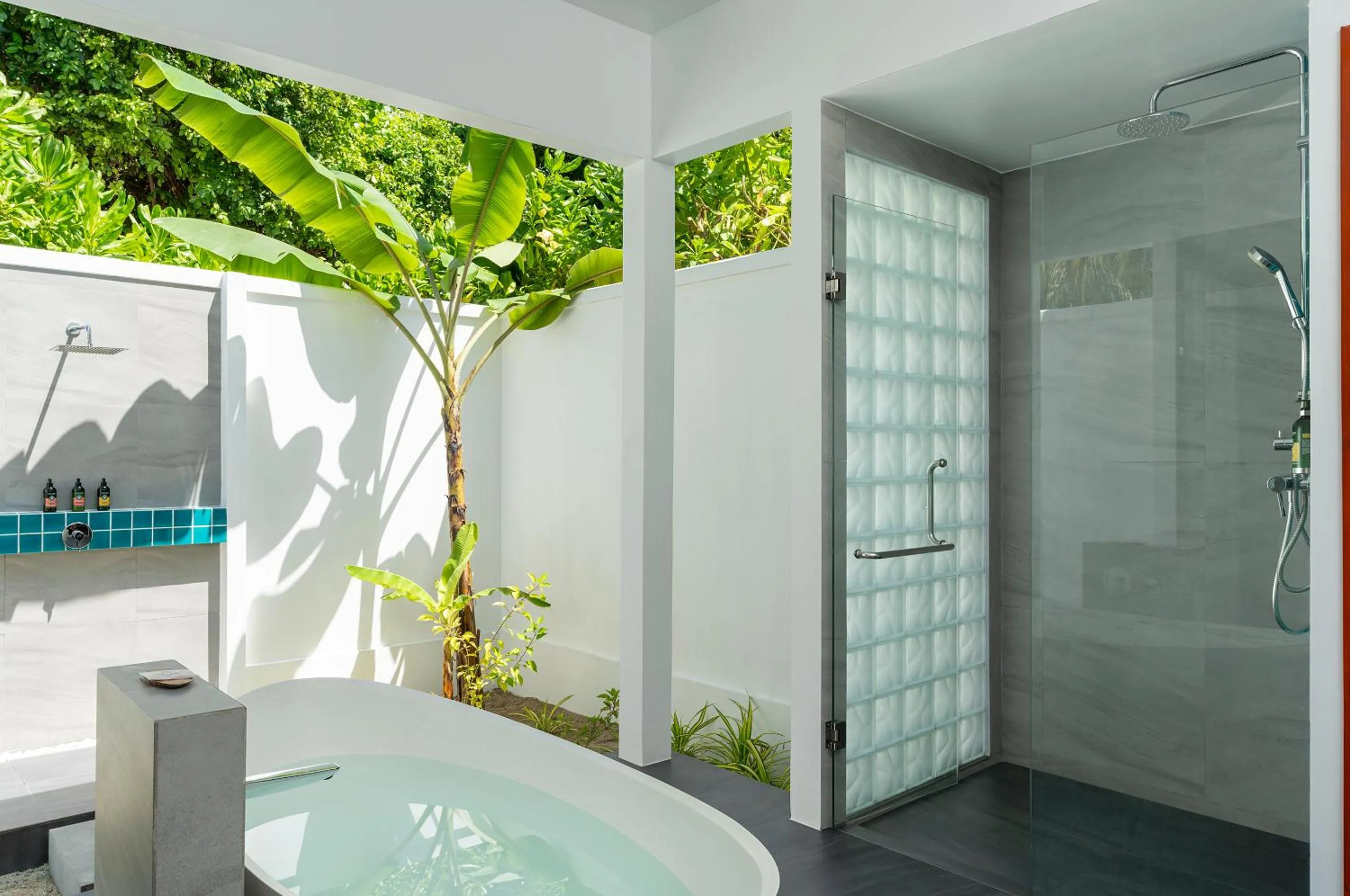 Bathroom in Niva Dhigali Maldives - A Premium All-Inclusive Resort