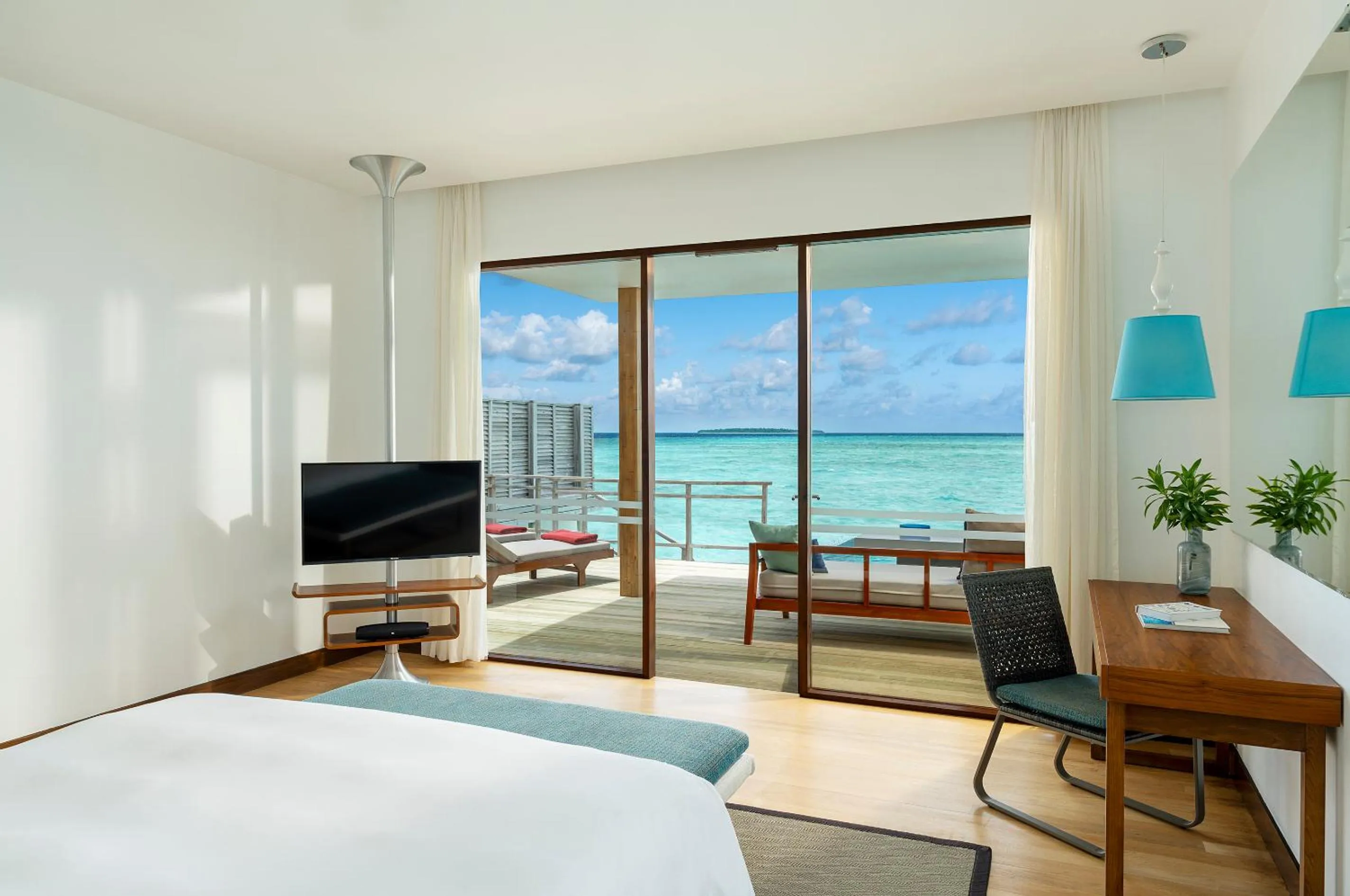 Bed in Niva Dhigali Maldives - A Premium All-Inclusive Resort
