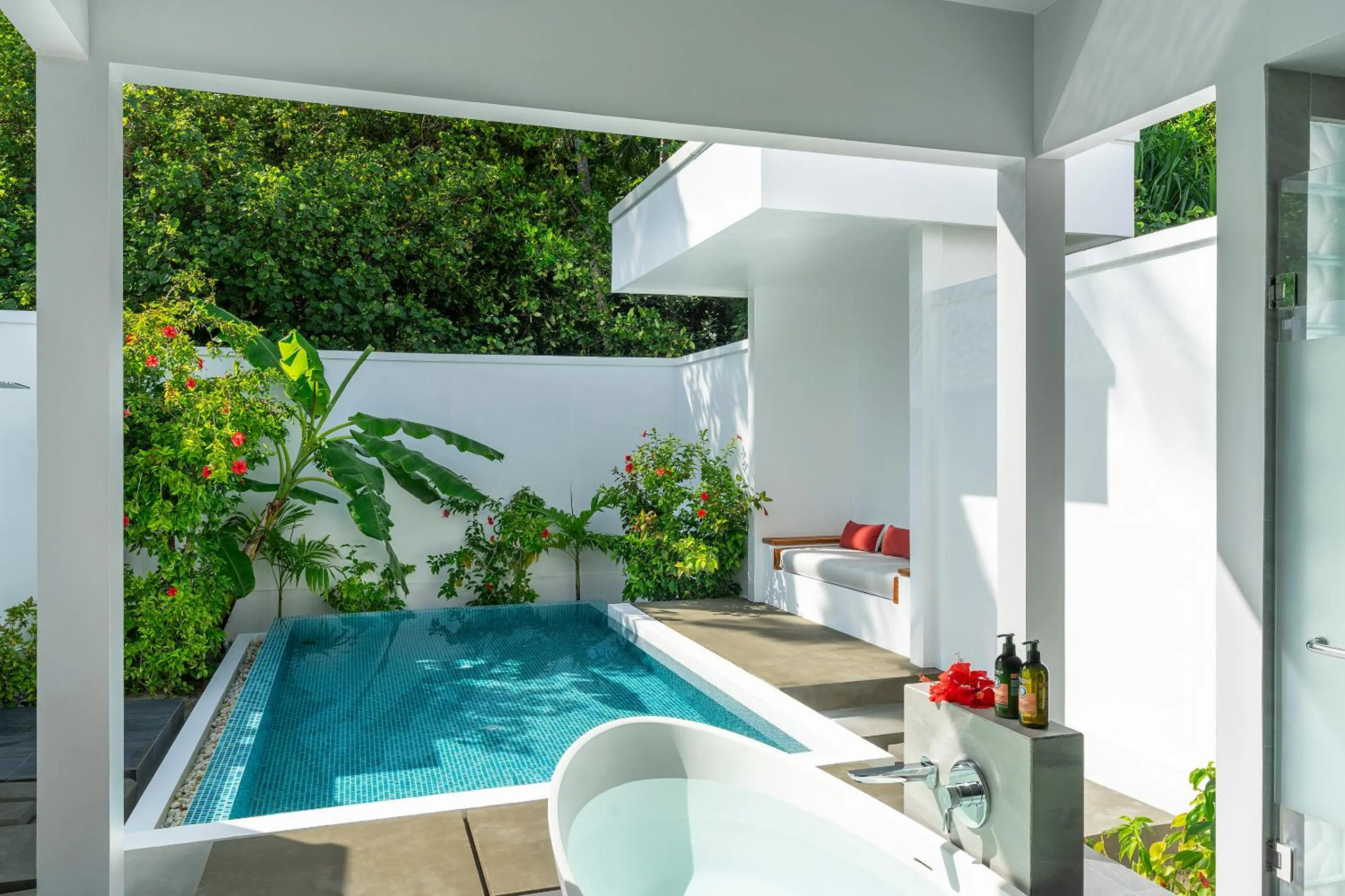 Bathroom in Niva Dhigali Maldives - A Premium All-Inclusive Resort