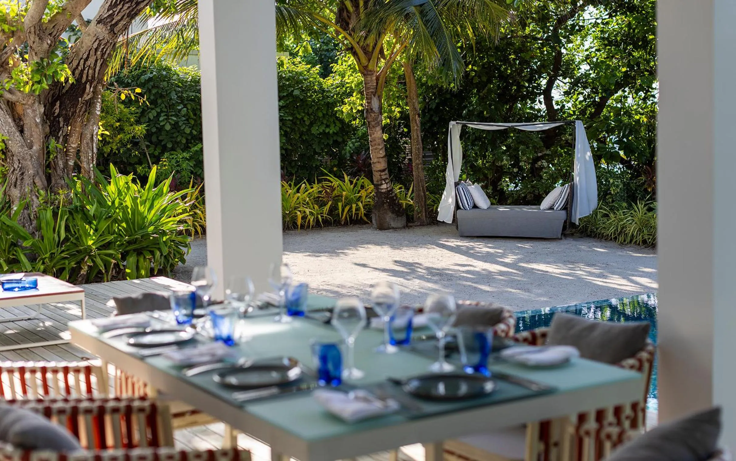 Garden in Niva Dhigali Maldives - A Premium All-Inclusive Resort