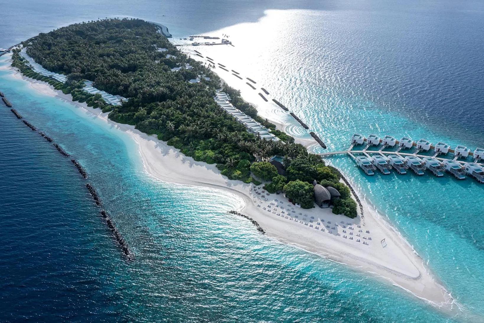 Bird's eye view in Niva Dhigali Maldives - A Premium All-Inclusive Resort