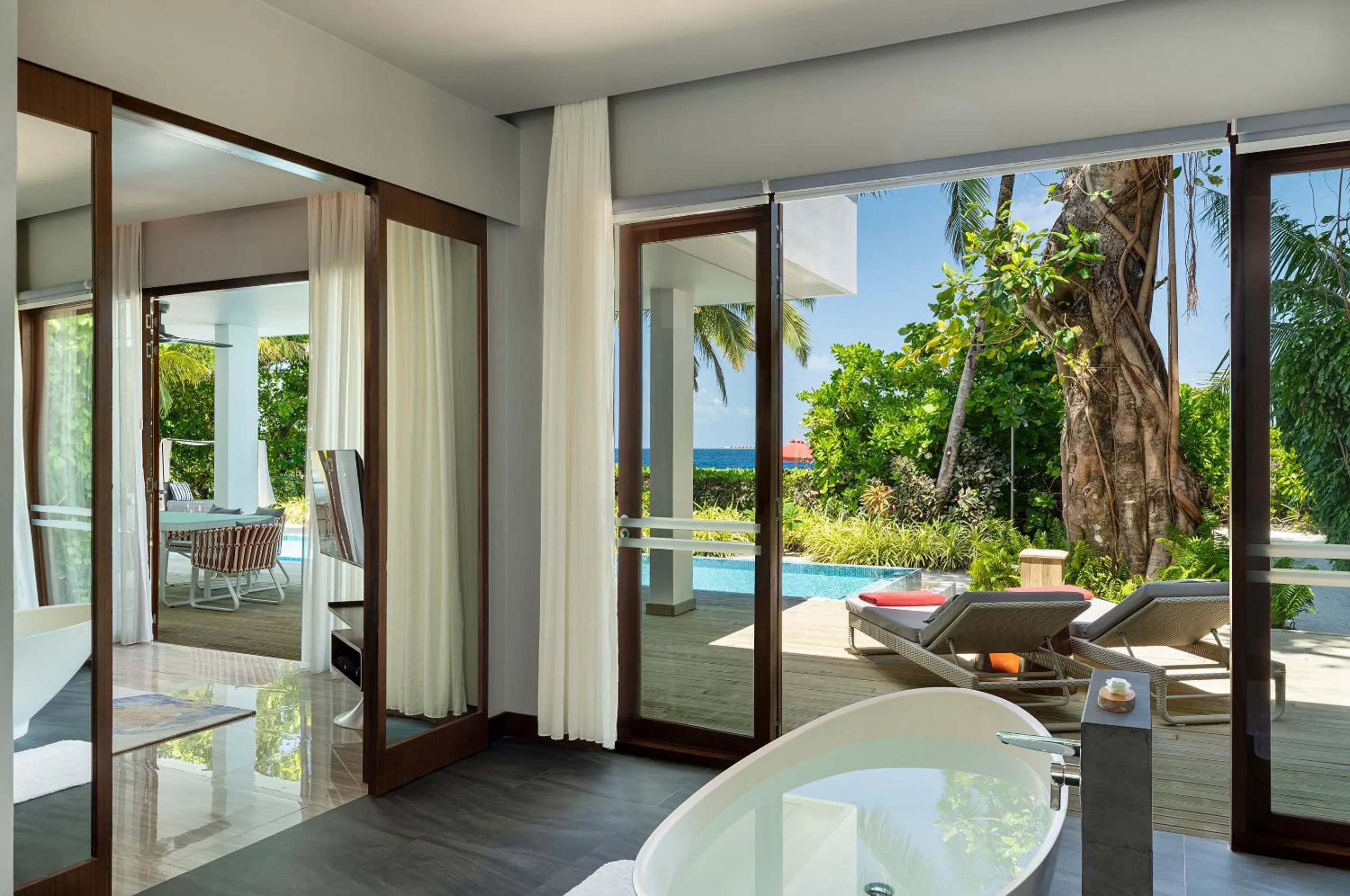 Bathroom in Niva Dhigali Maldives - A Premium All-Inclusive Resort