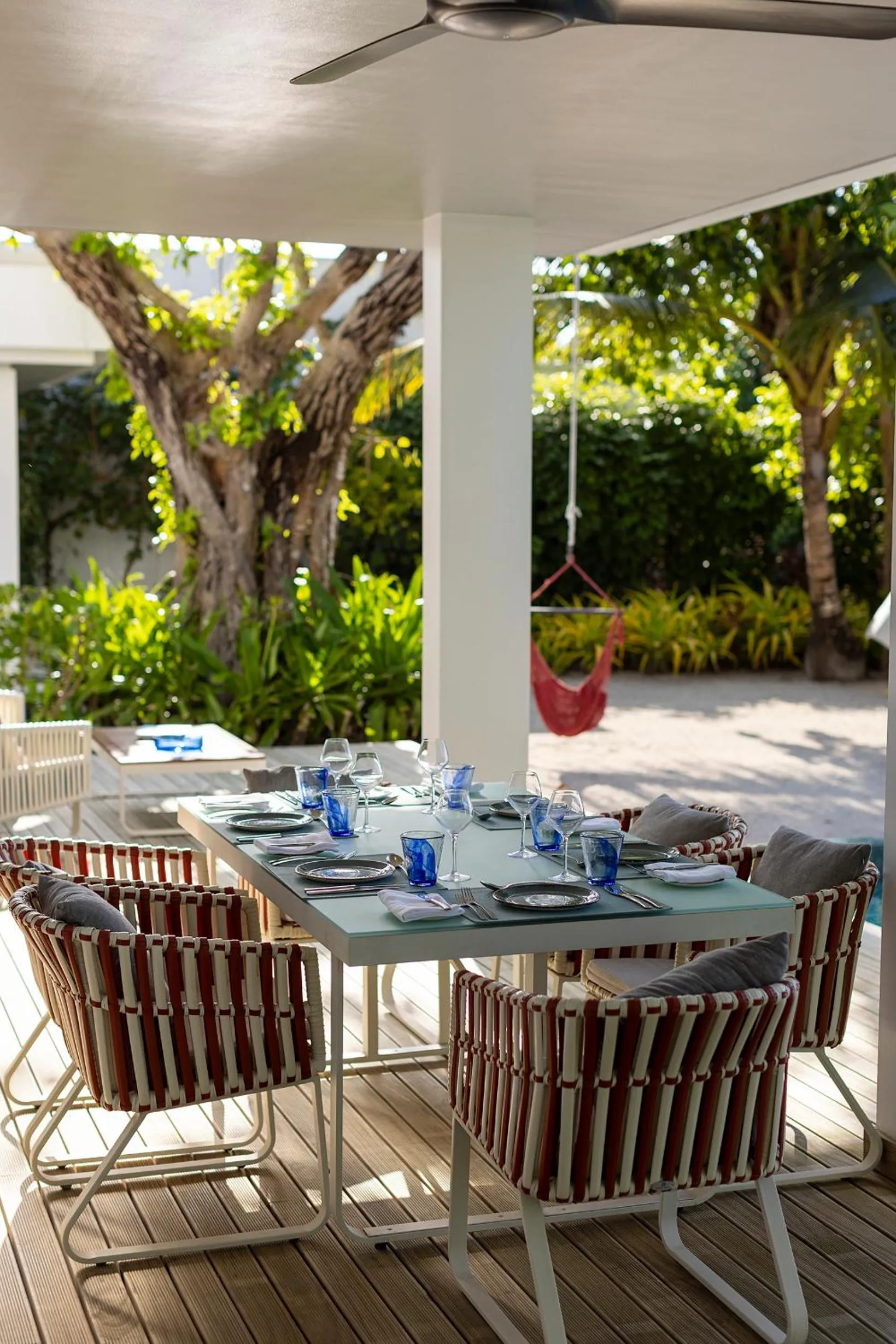 Dining area in Niva Dhigali Maldives - A Premium All-Inclusive Resort