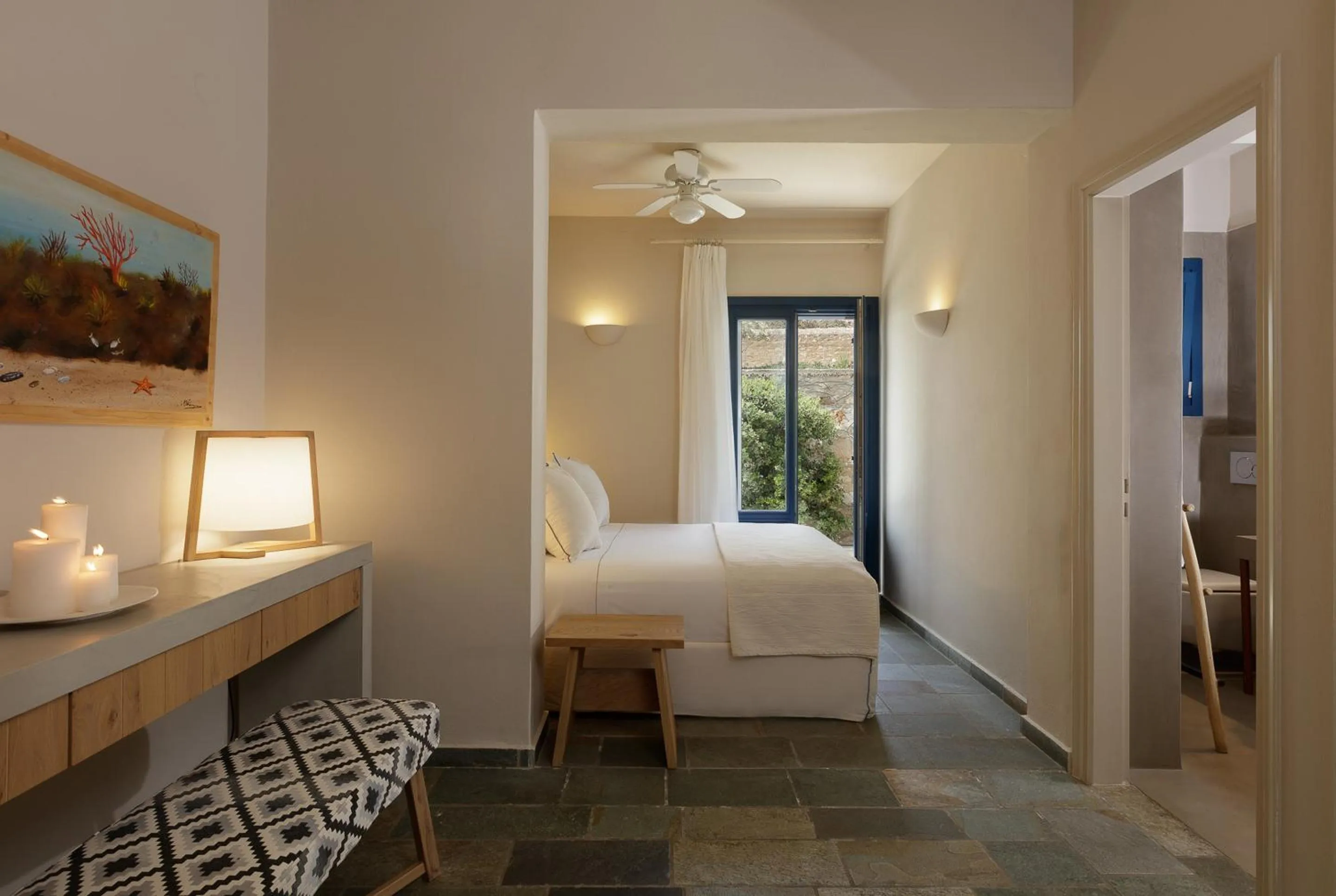 Bed in Sifnos House - Rooms and SPA