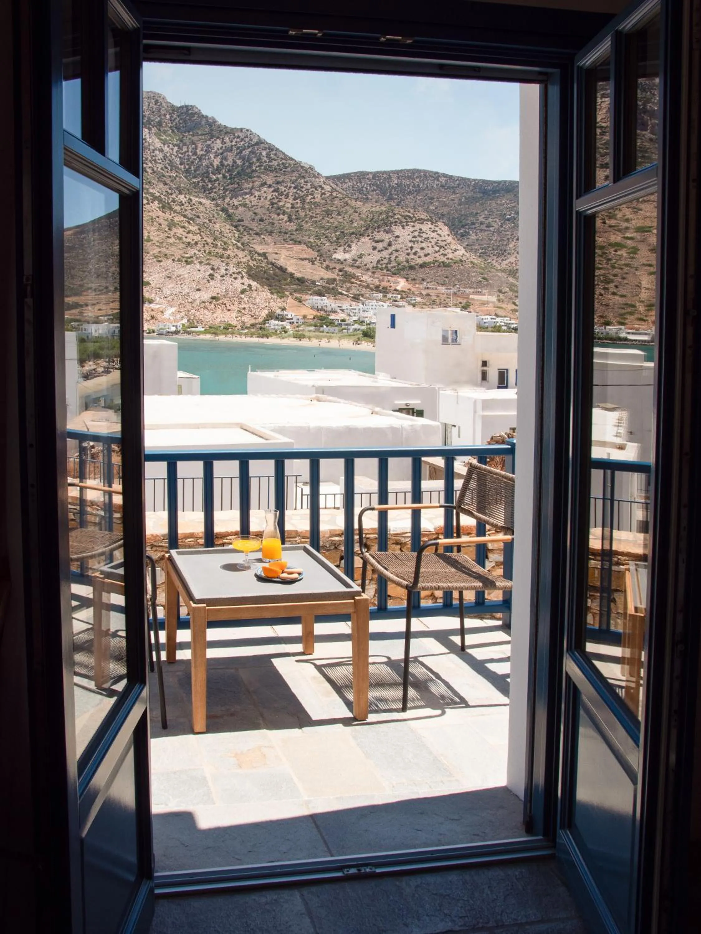 Balcony/Terrace in Sifnos House - Rooms and SPA