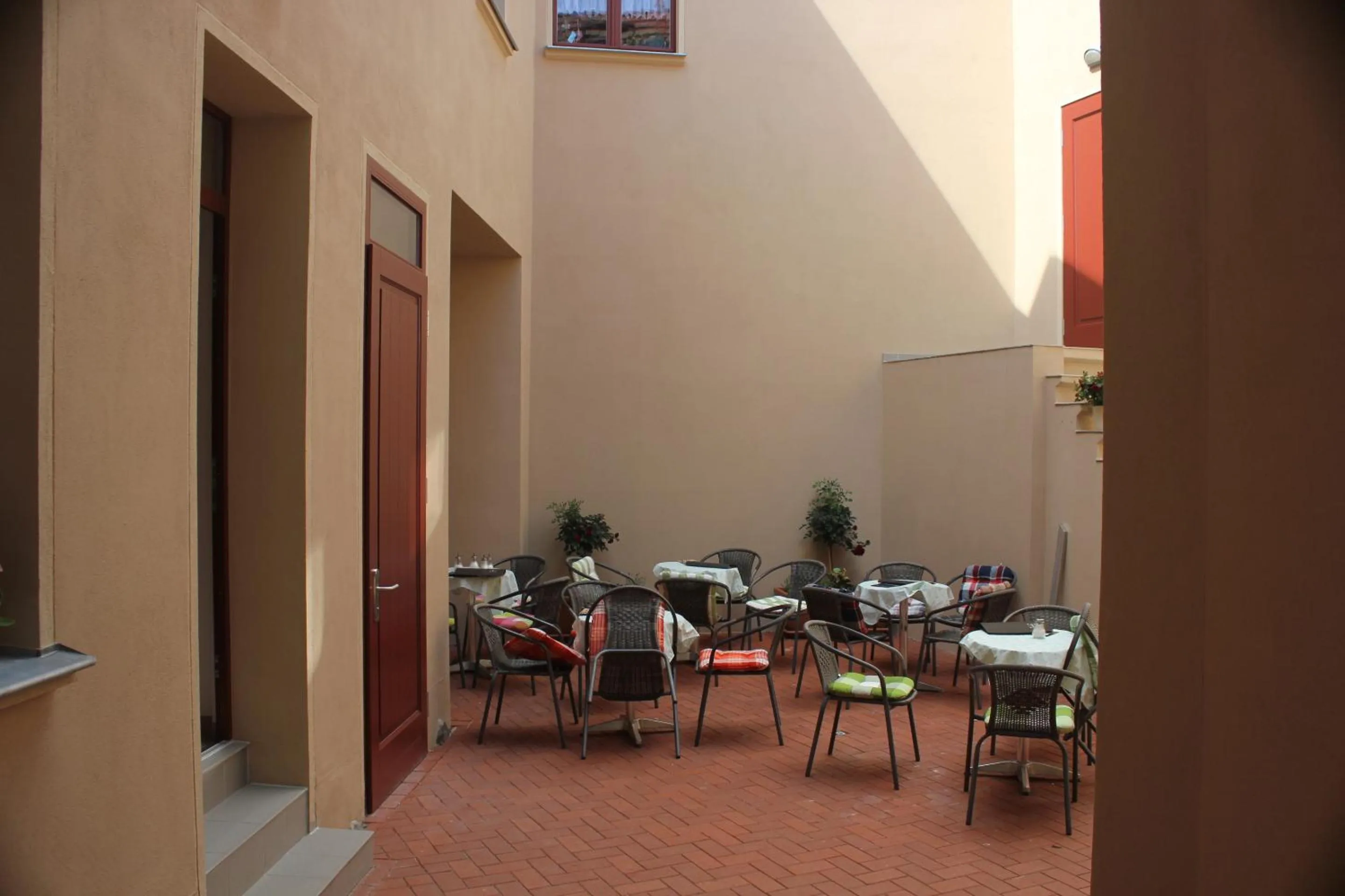 Balcony/Terrace in Gästehaus INNFernow