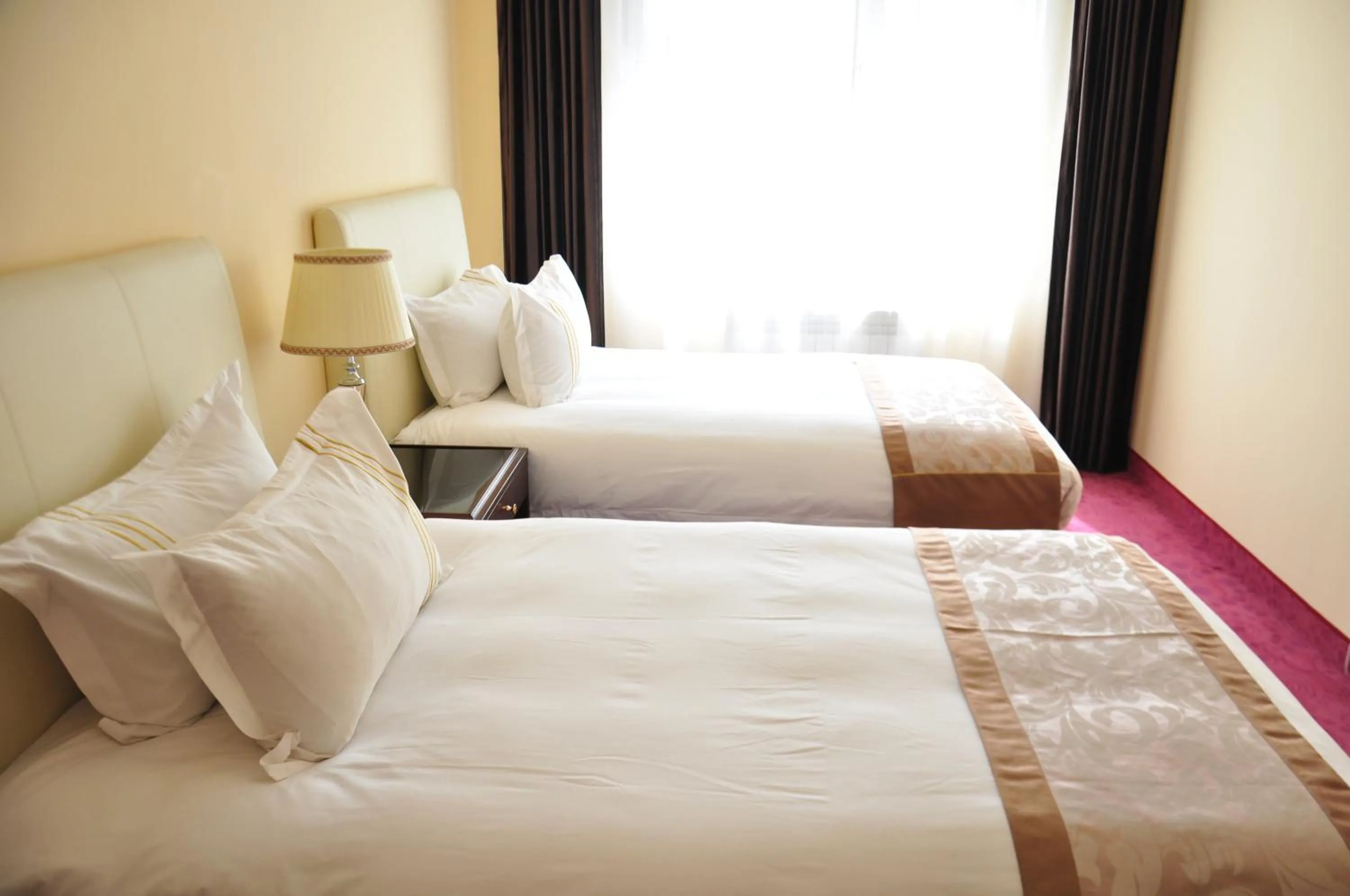 Bed in Alpha Hotel Ulaanbaatar