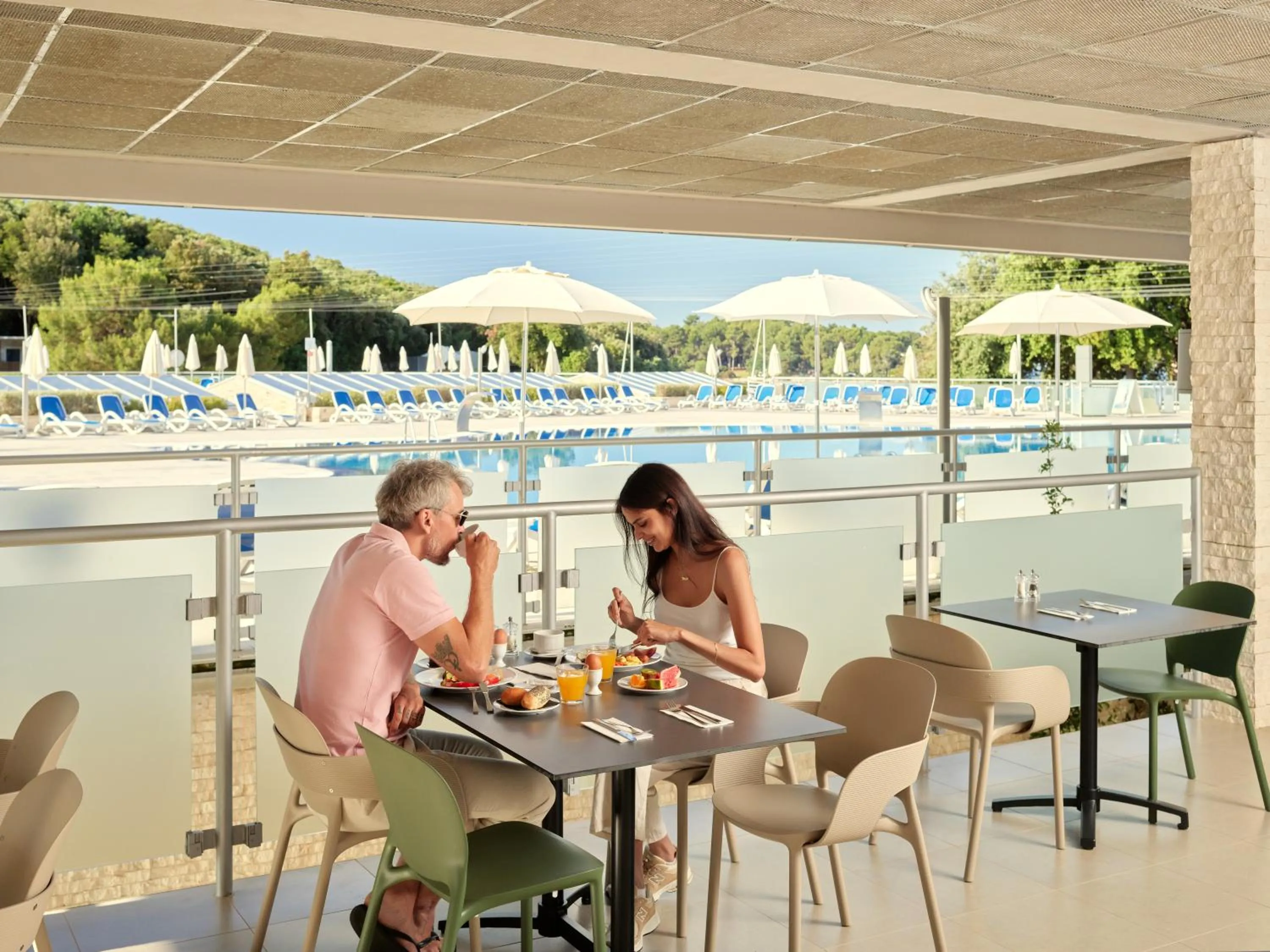 Pool view in Maistra Select Petalon Resort