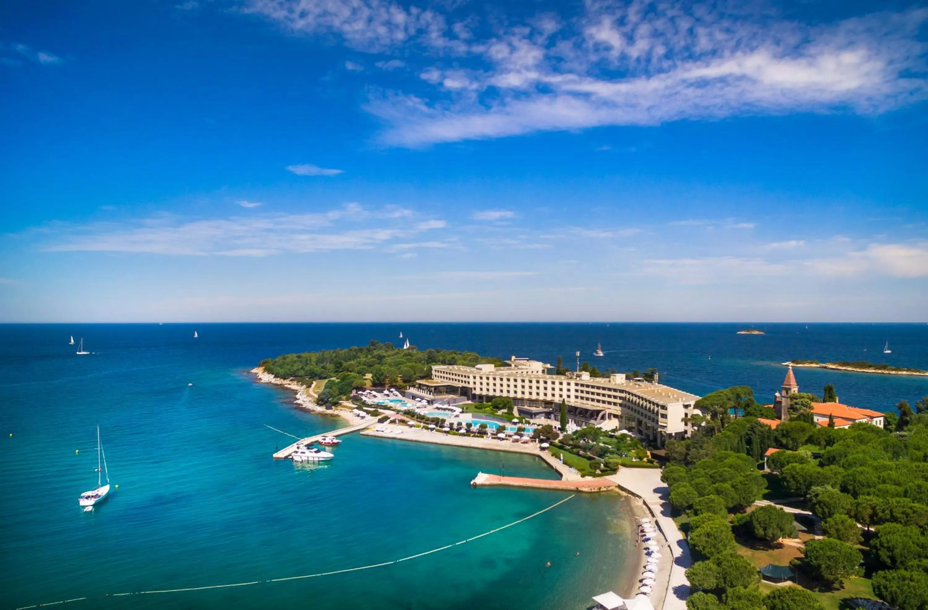 Bird's eye view in Maistra Select Island Hotel Istra