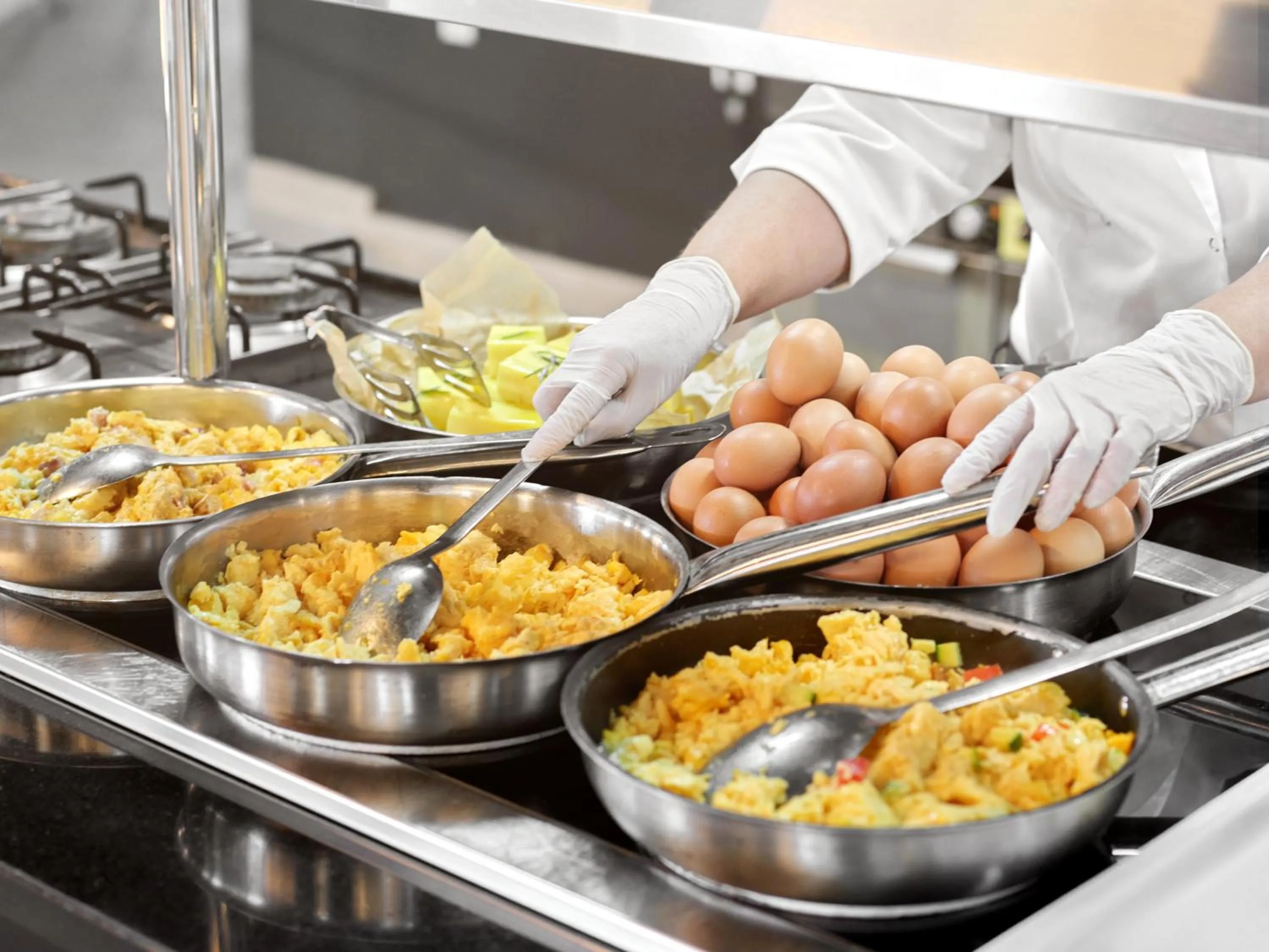 Buffet breakfast in Maistra Select Villas Rubin Resort