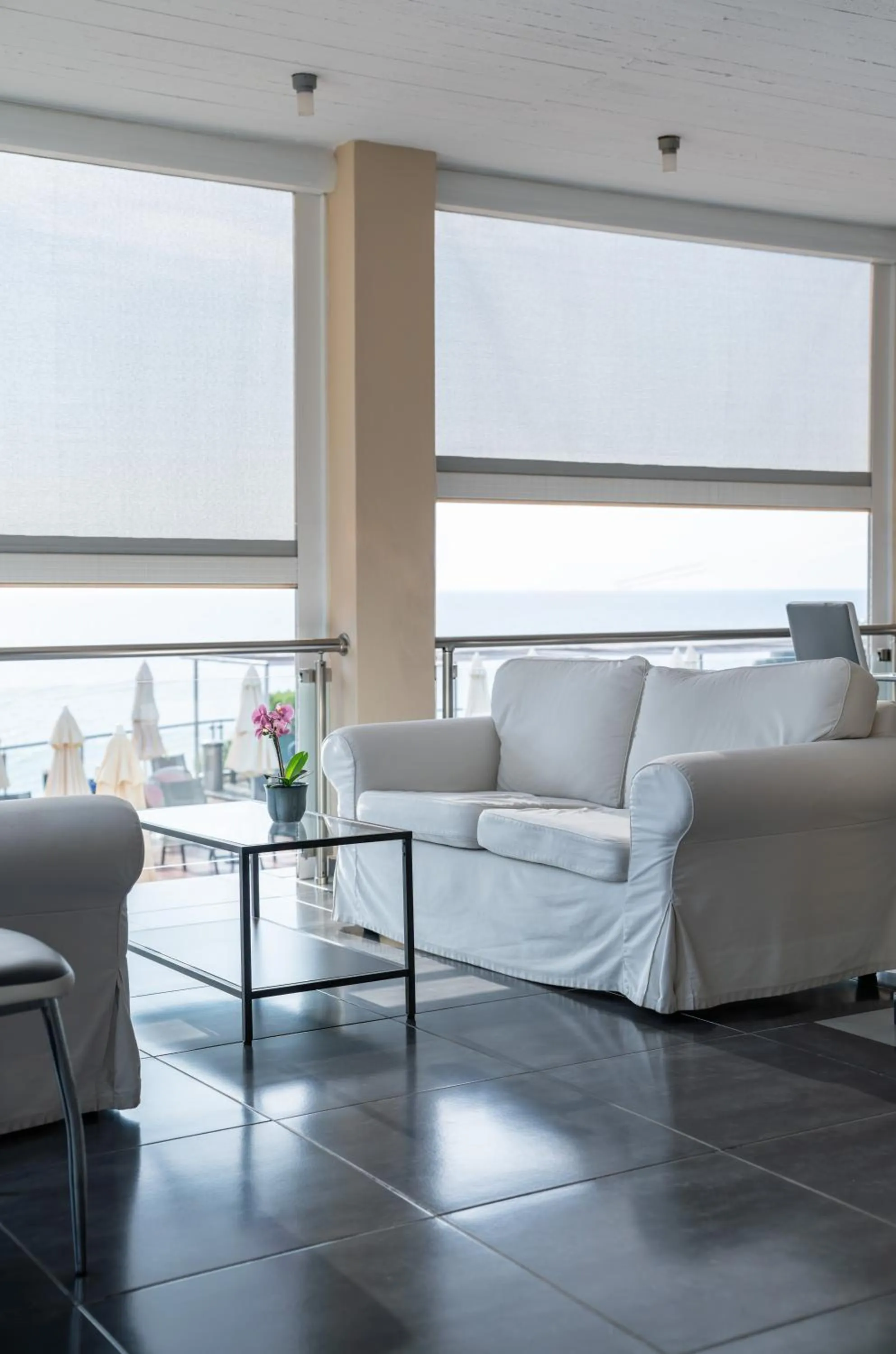 Seating area in La Luna Hotel