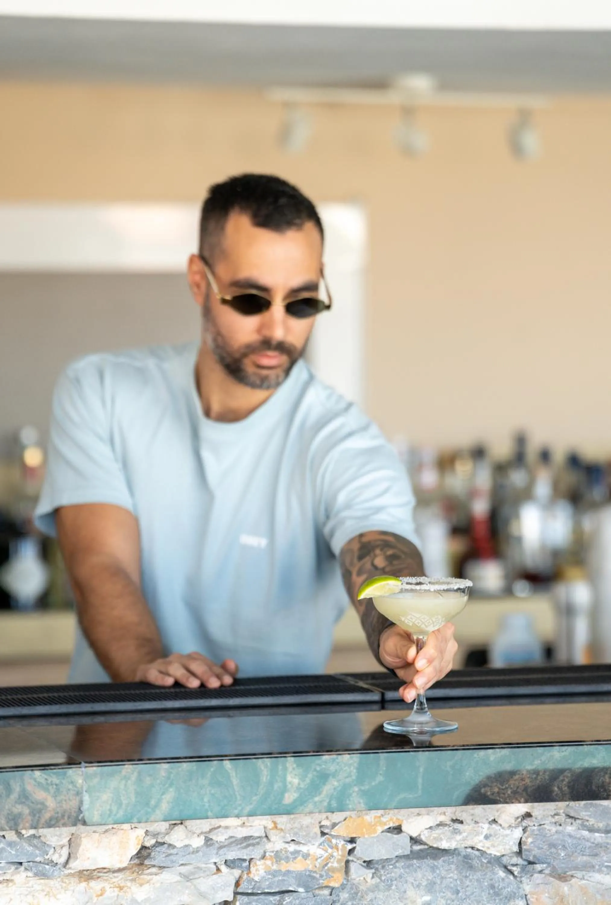 Lounge or bar in La Luna Hotel