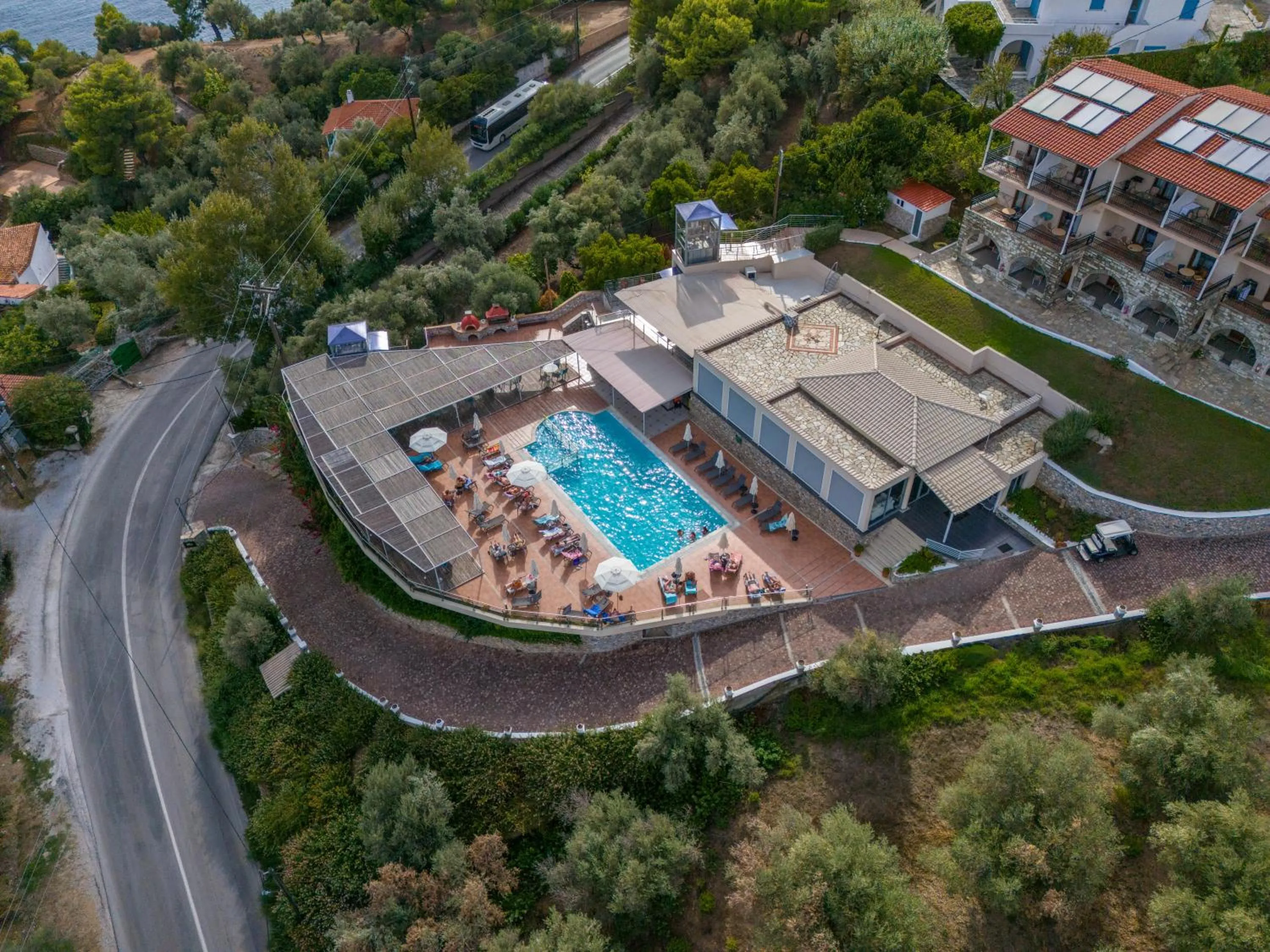 Property building in La Luna Hotel