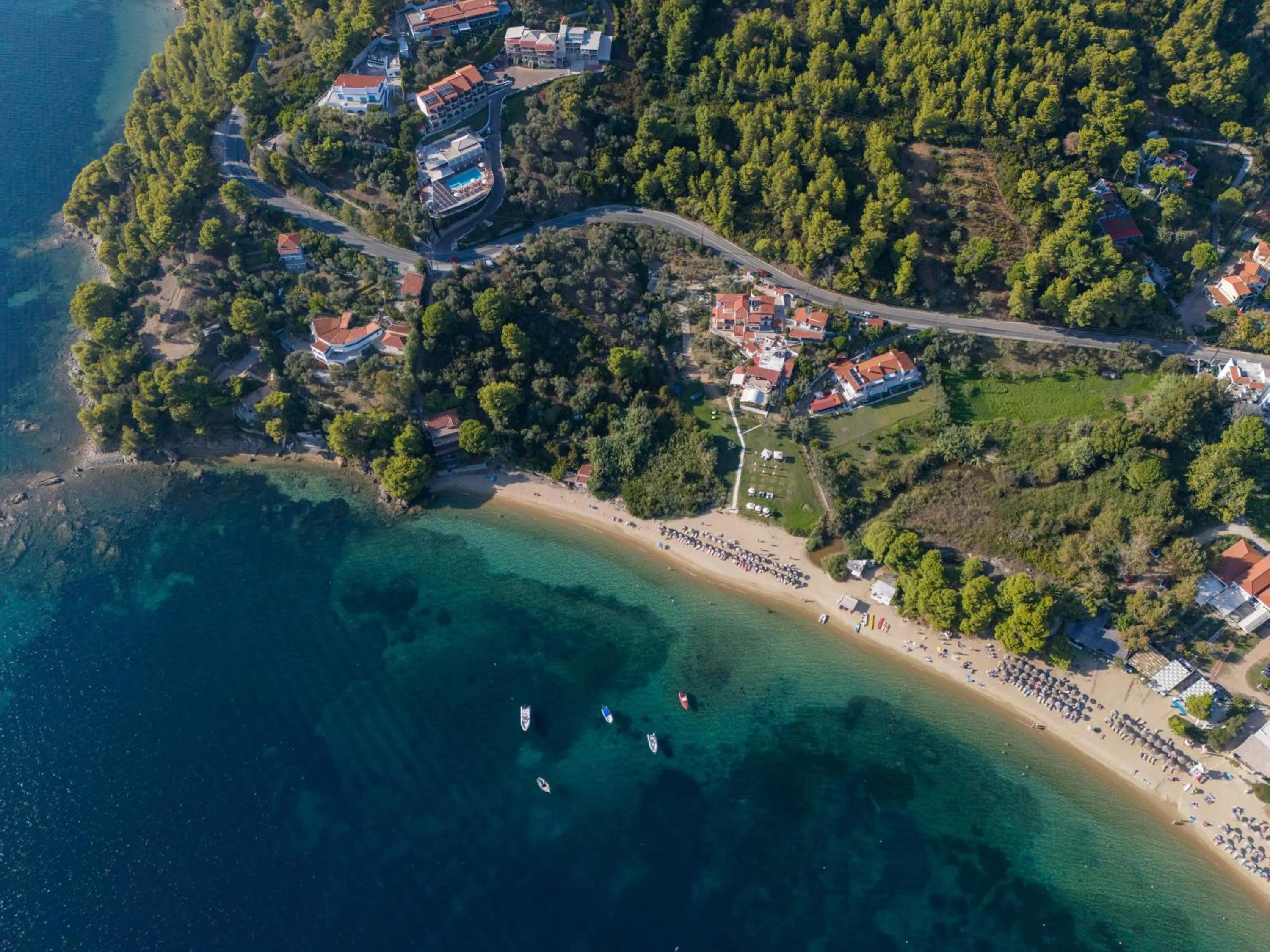 Property building in La Luna Hotel