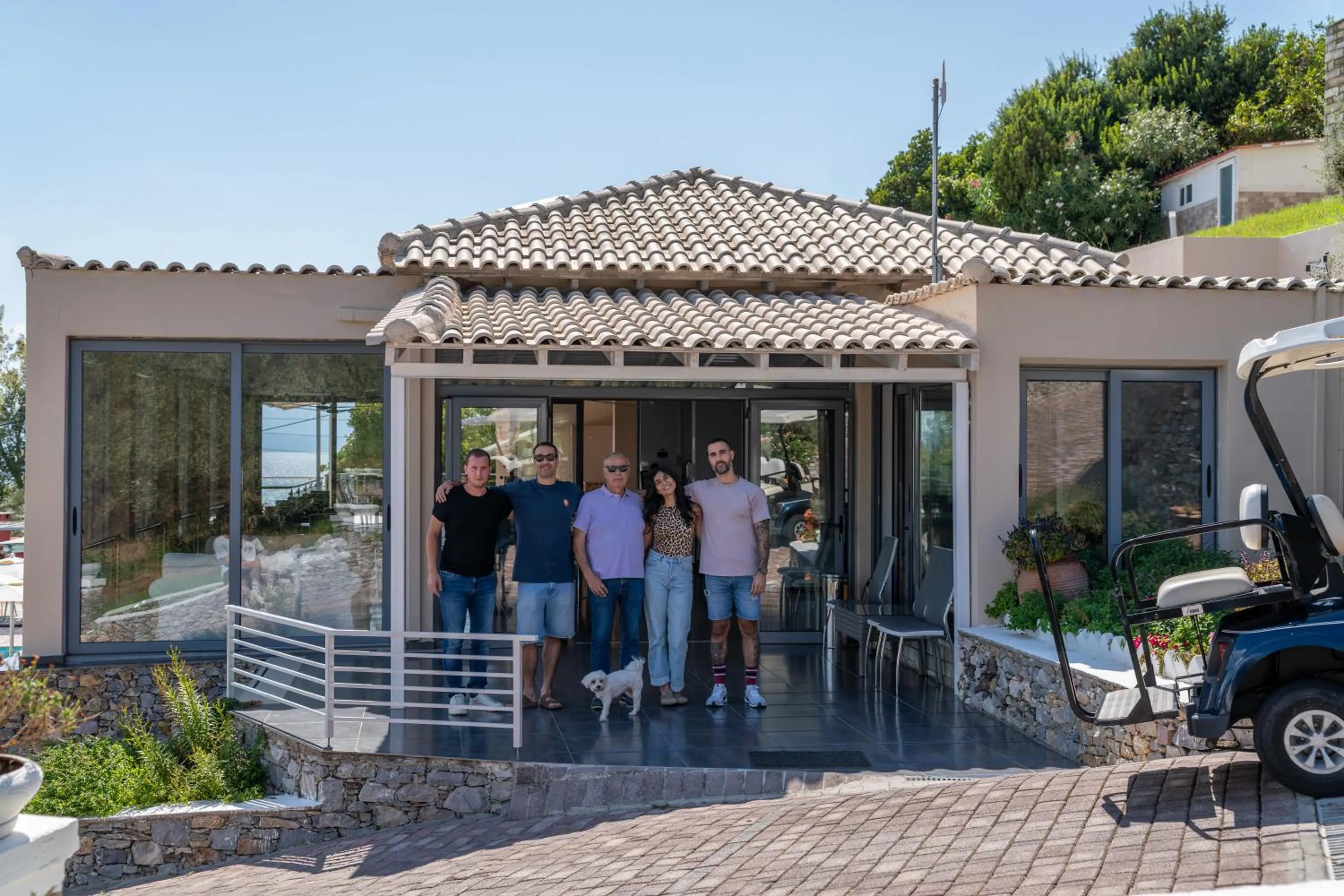 People in La Luna Hotel