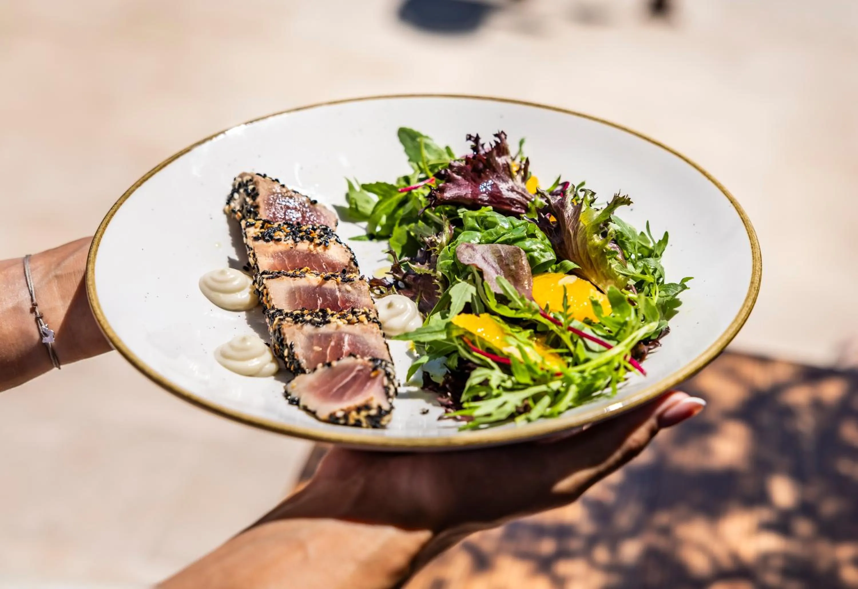 Food in Koversada Apartments Naturist Park