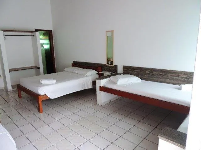 Bed in Marencanto Pousada