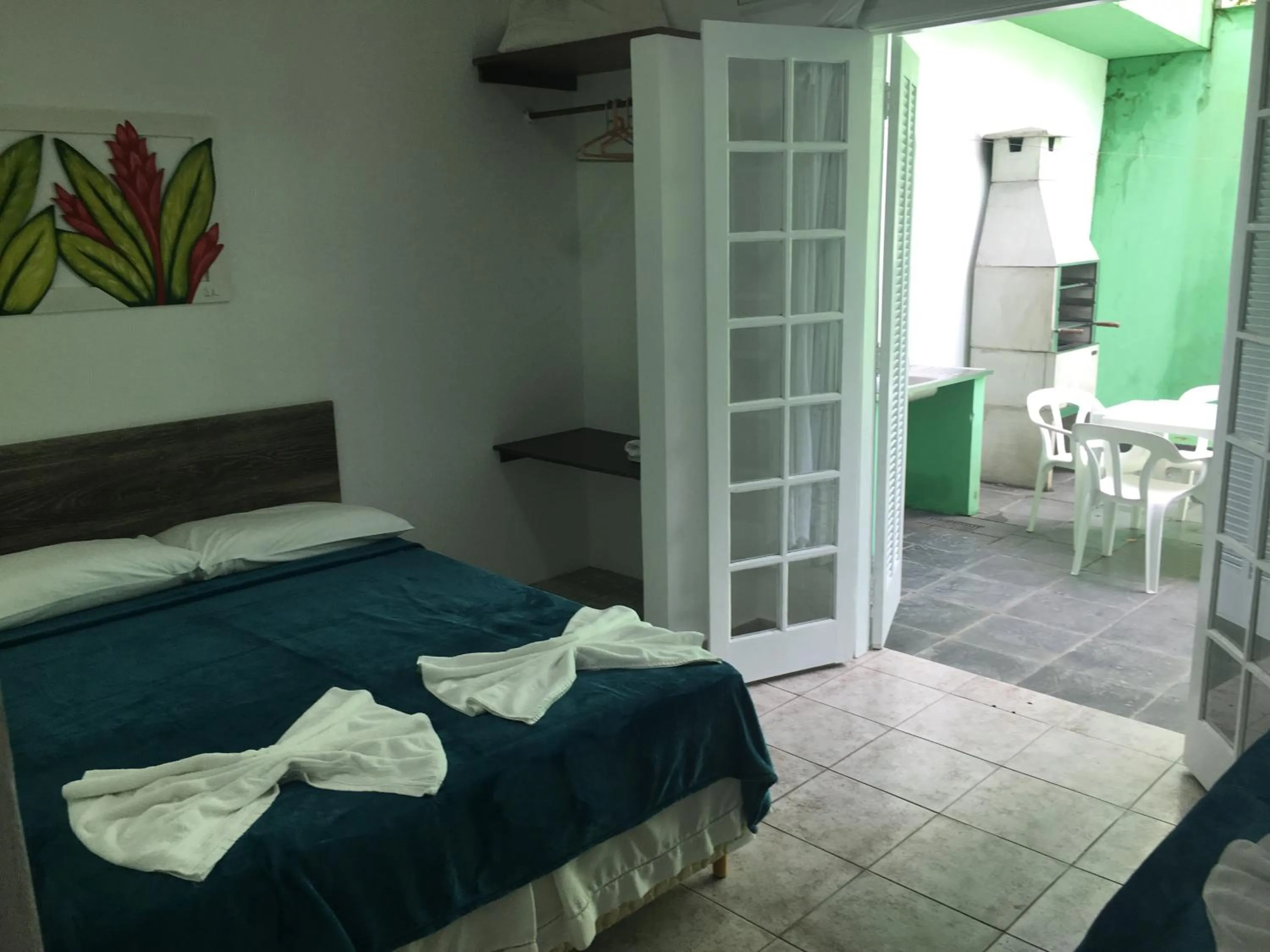 Bed in Marencanto Pousada