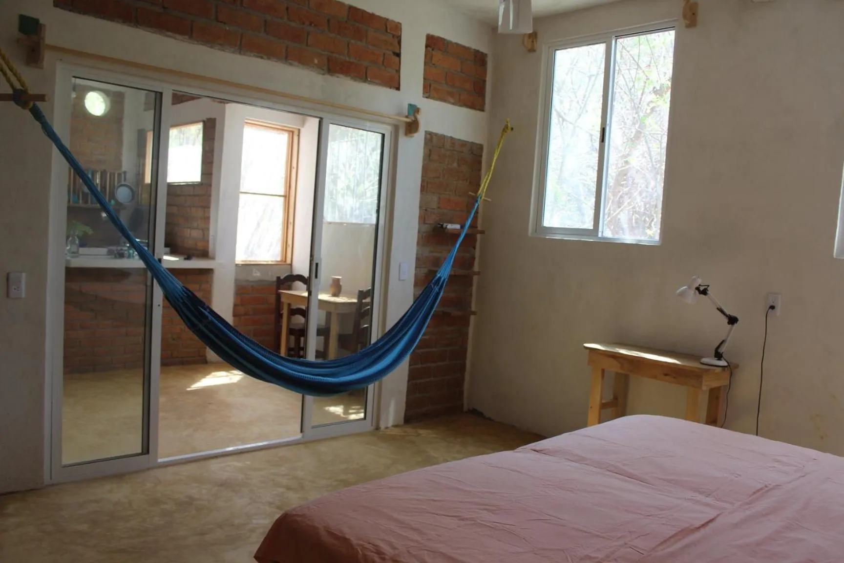 Bed in Casa Aquila Mazunte