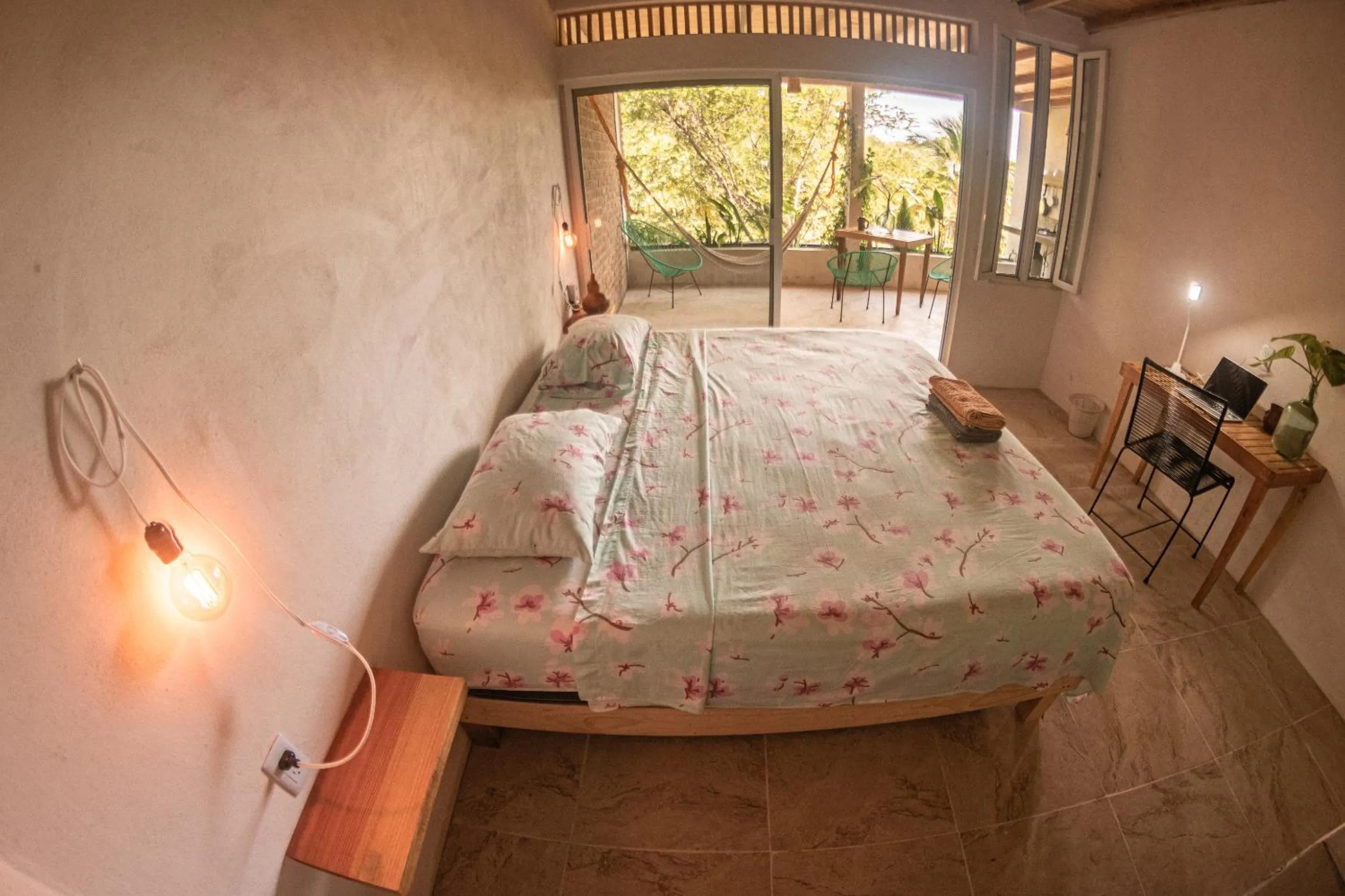 Bed in Casa Aquila Mazunte