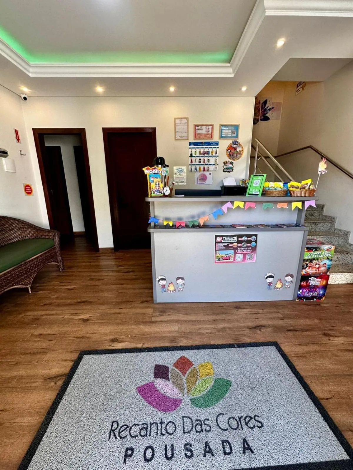 Lobby or reception in Pousada Recanto das Cores