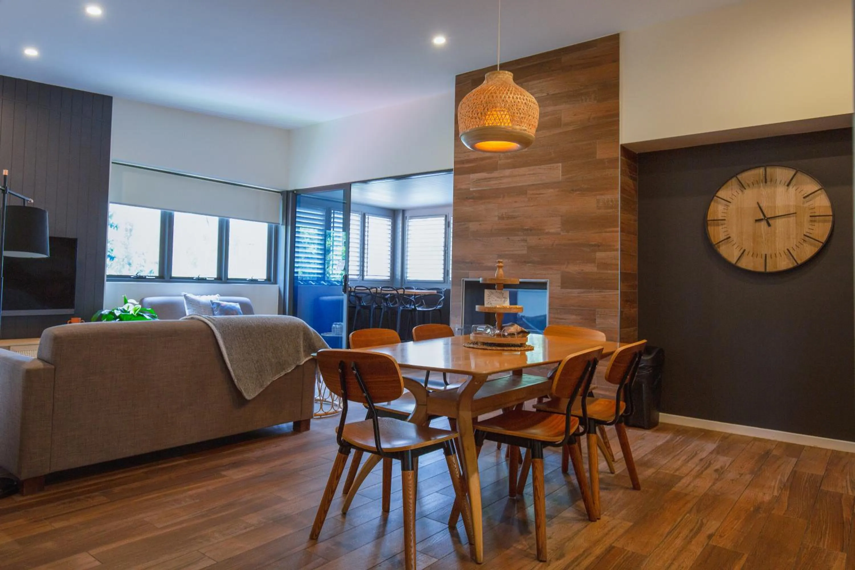 Dining area in Altitude On Montville
