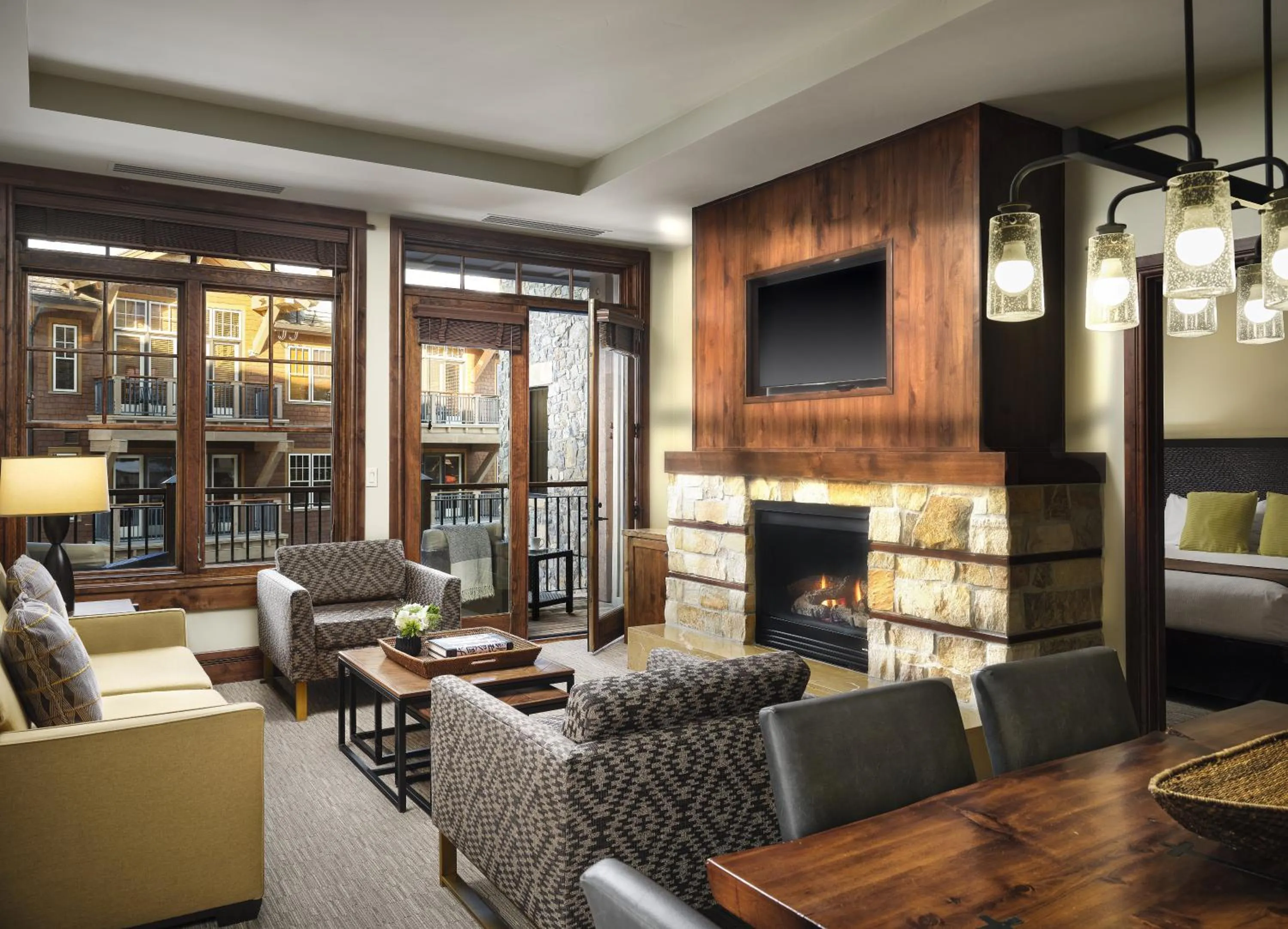 Living room in The Residences at One Village Place by Hyatt Vacation Club