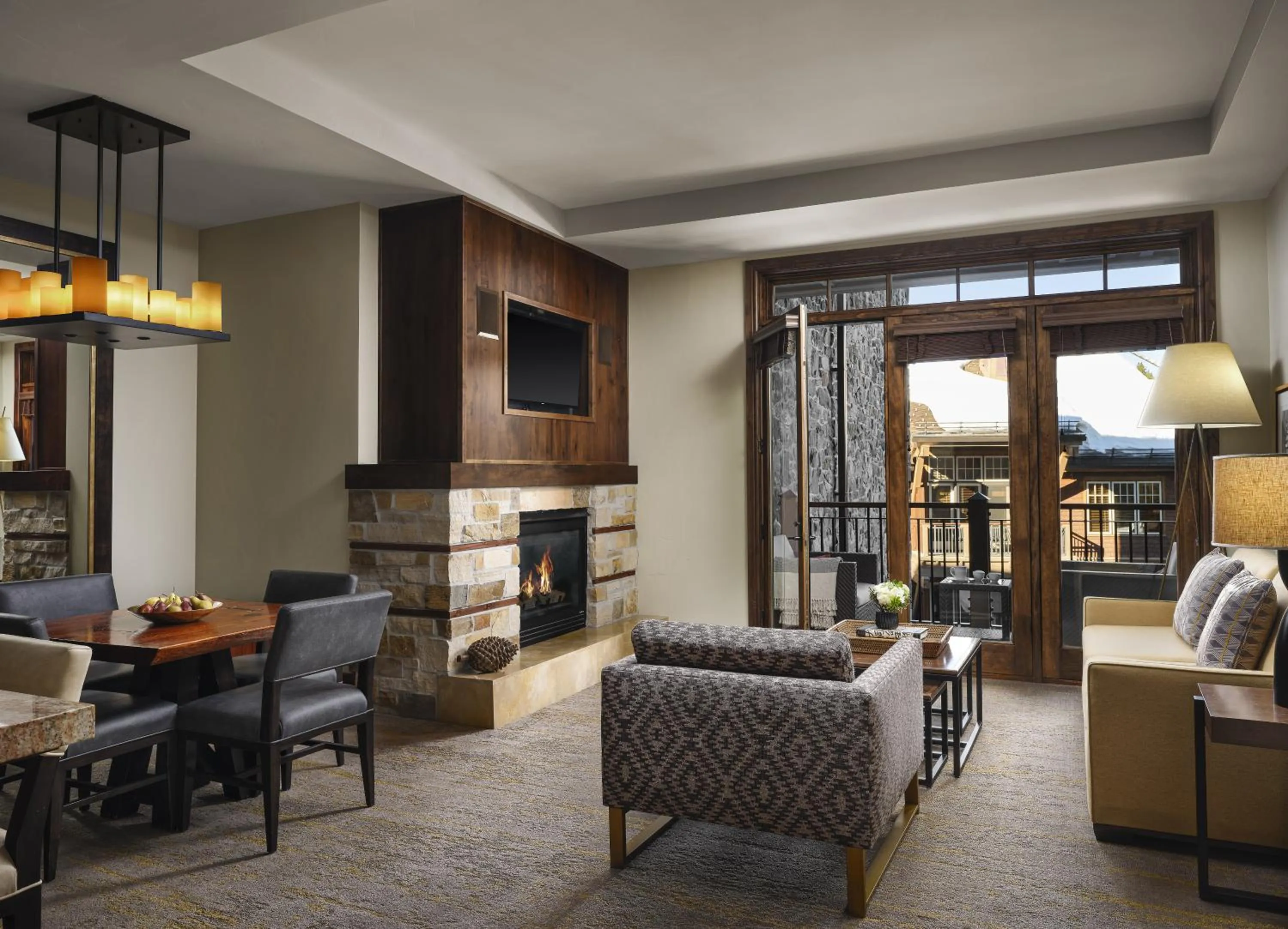 Living room in The Residences at One Village Place by Hyatt Vacation Club