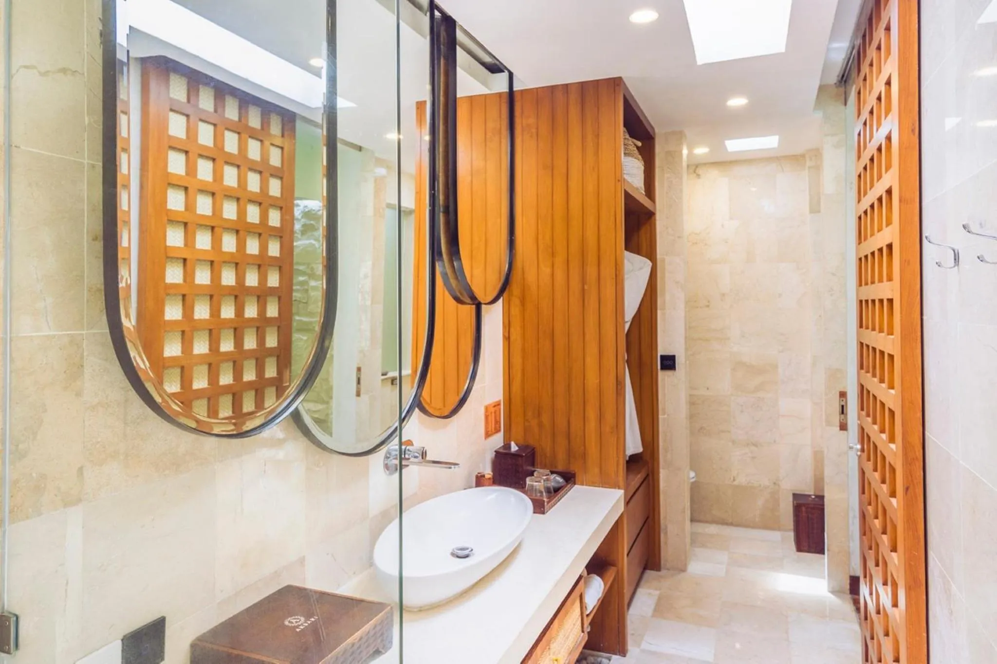 Bathroom in Aksari Villa Seminyak by Ini Vie Hospitality