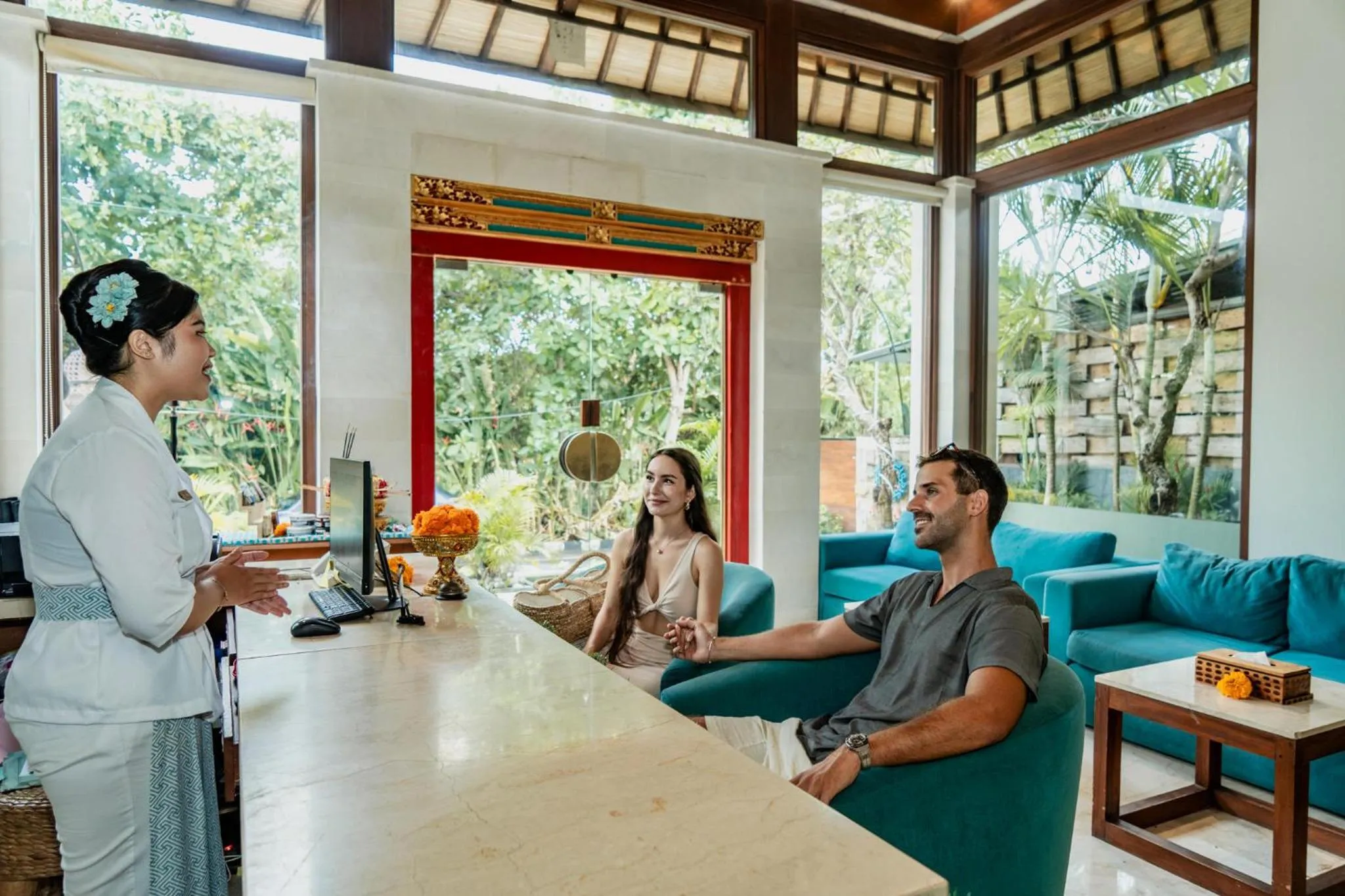 Lobby or reception in Aksari Villa Seminyak by Ini Vie Hospitality