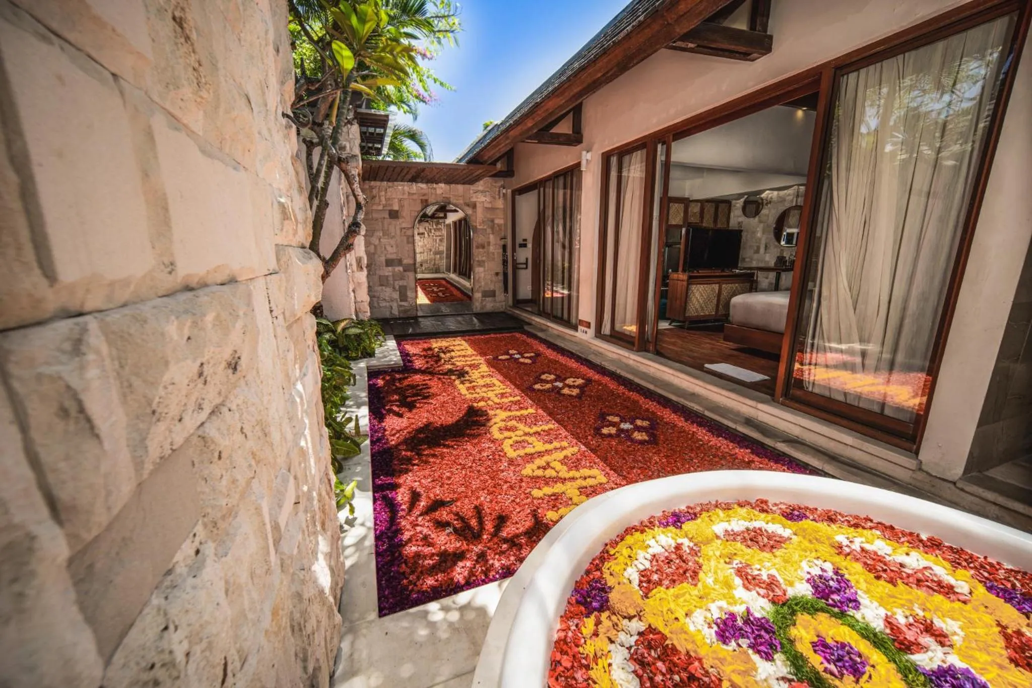 Pool view in Aksari Villa Seminyak by Ini Vie Hospitality