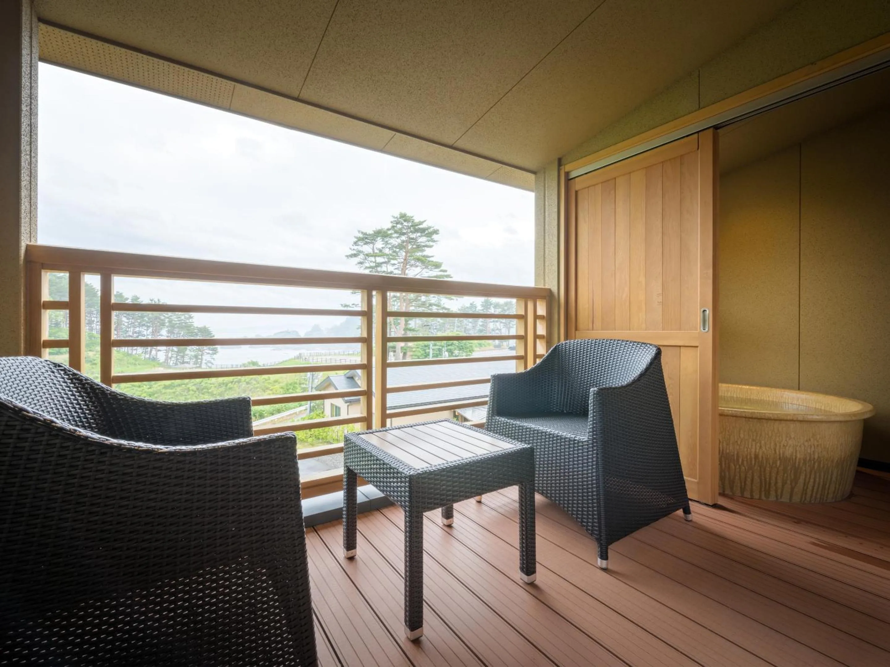Balcony/Terrace in Nagisatei Taroan