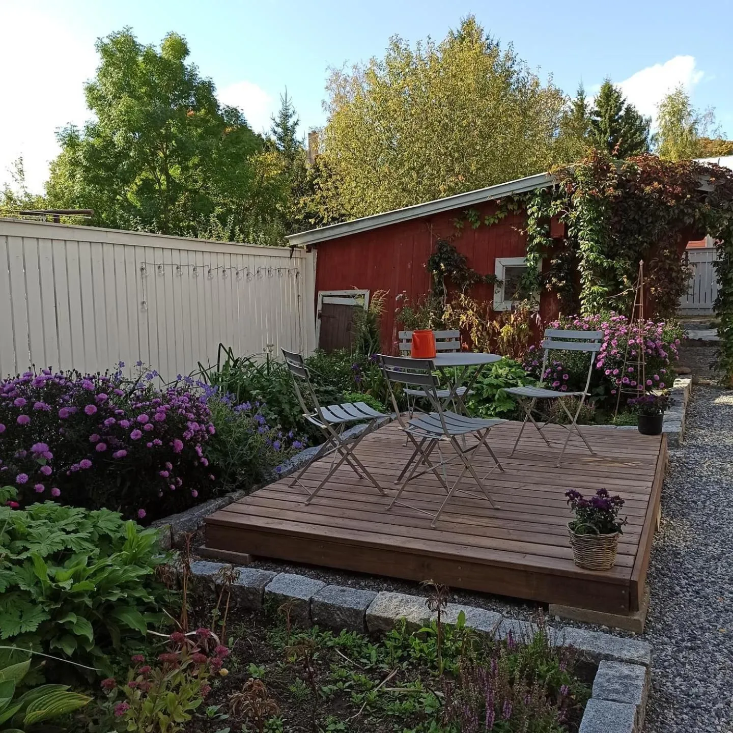 Garden in Kirkkokadun Amanda ja Olga