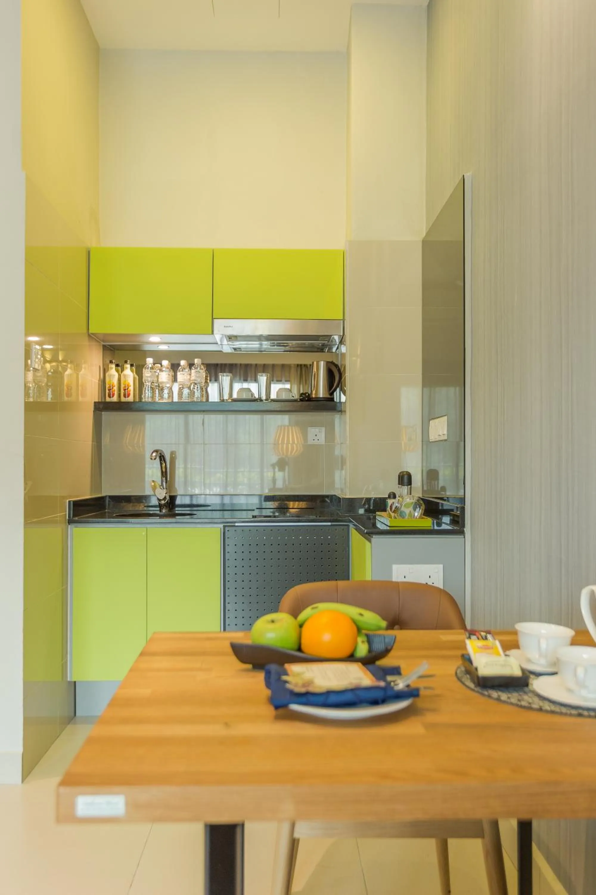 Kitchen or kitchenette in Meru Suites at Meru Valley Resort